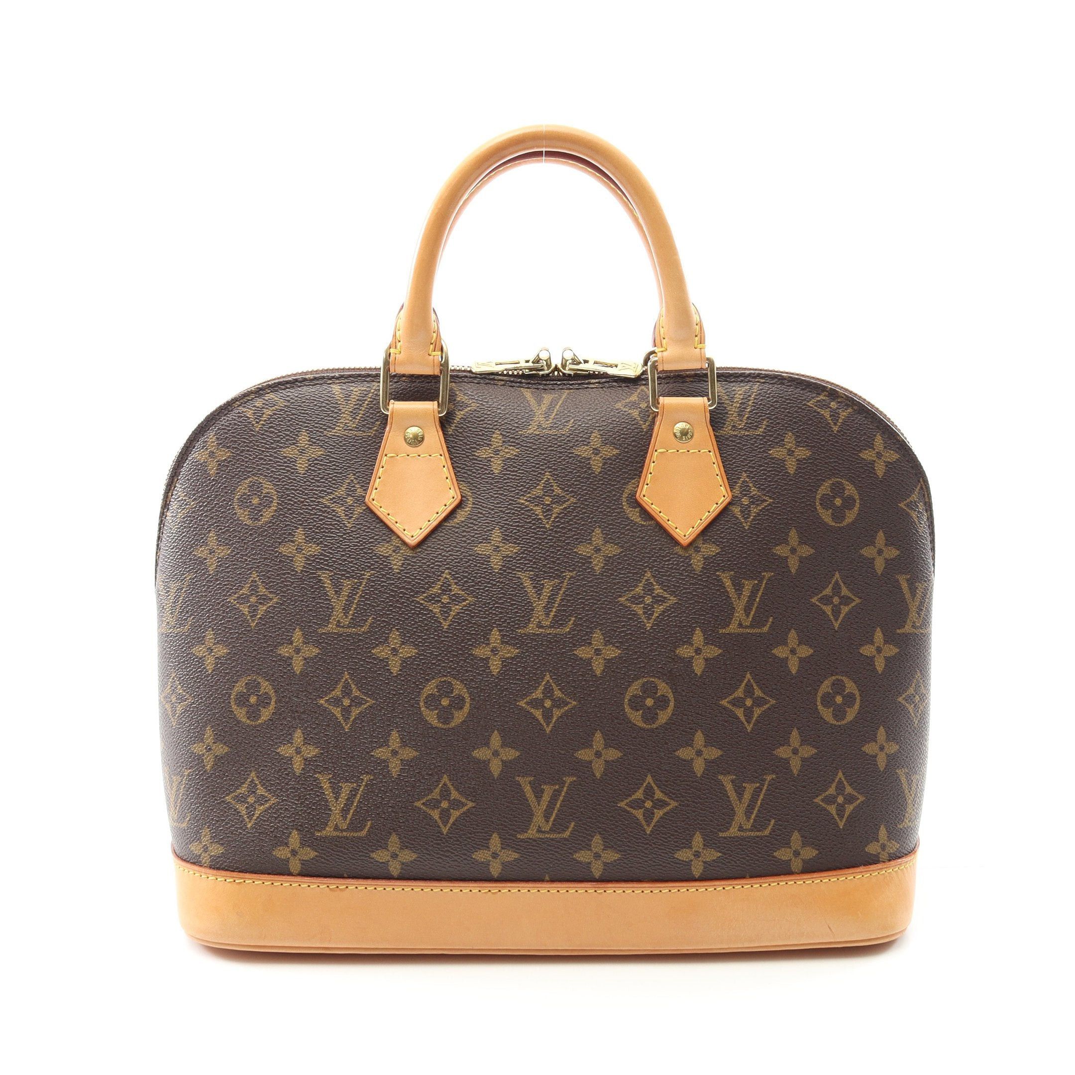 Louis Vuitton Louis Vuitton Alma Pm Monogram Handbag Leather Brown Size ONE SIZE - 1 Thumbnail