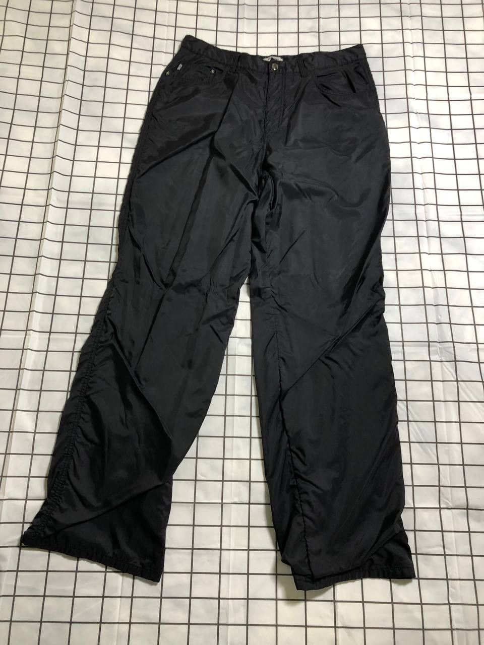 Moschino DESIGNER VINTAGE MOSCHINO Black High Waist Belted Pants Size US 36 / EU 52 - 1 Thumbnail