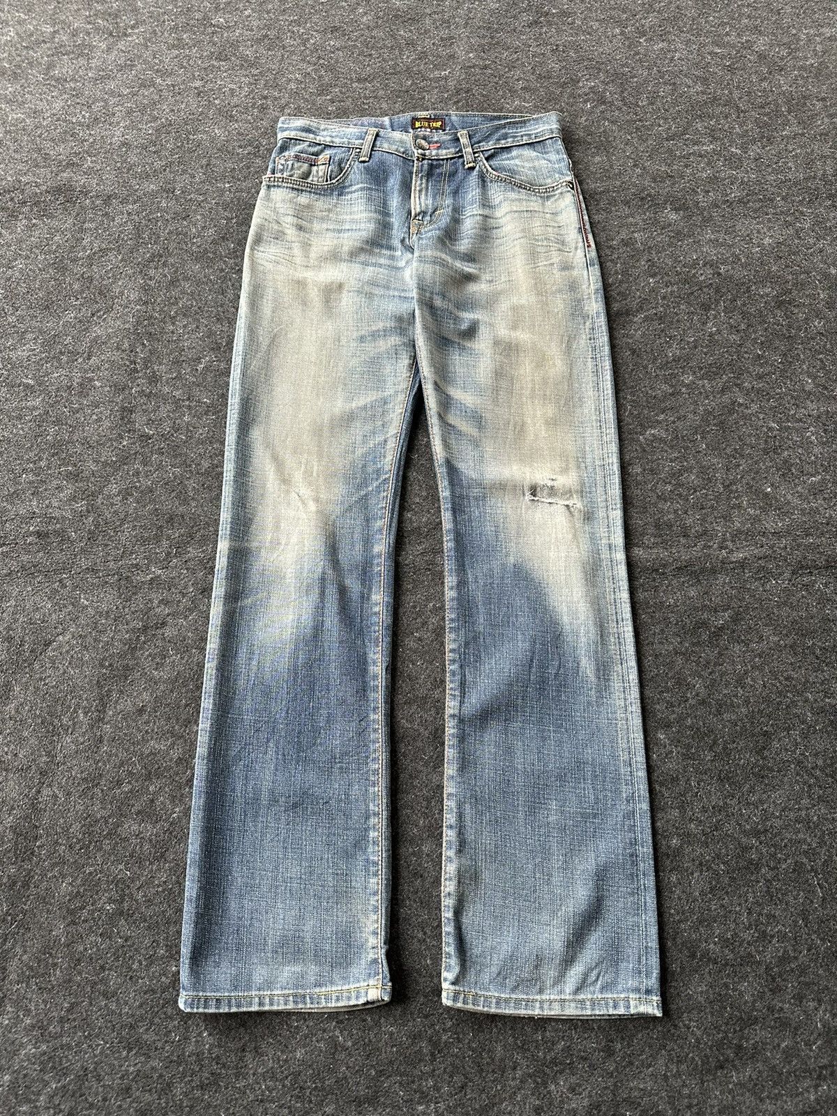 Edwin Edwin Blue Trip Japan Faded Washed Vintage Denim D511 Size US 29 - 1 Thumbnail