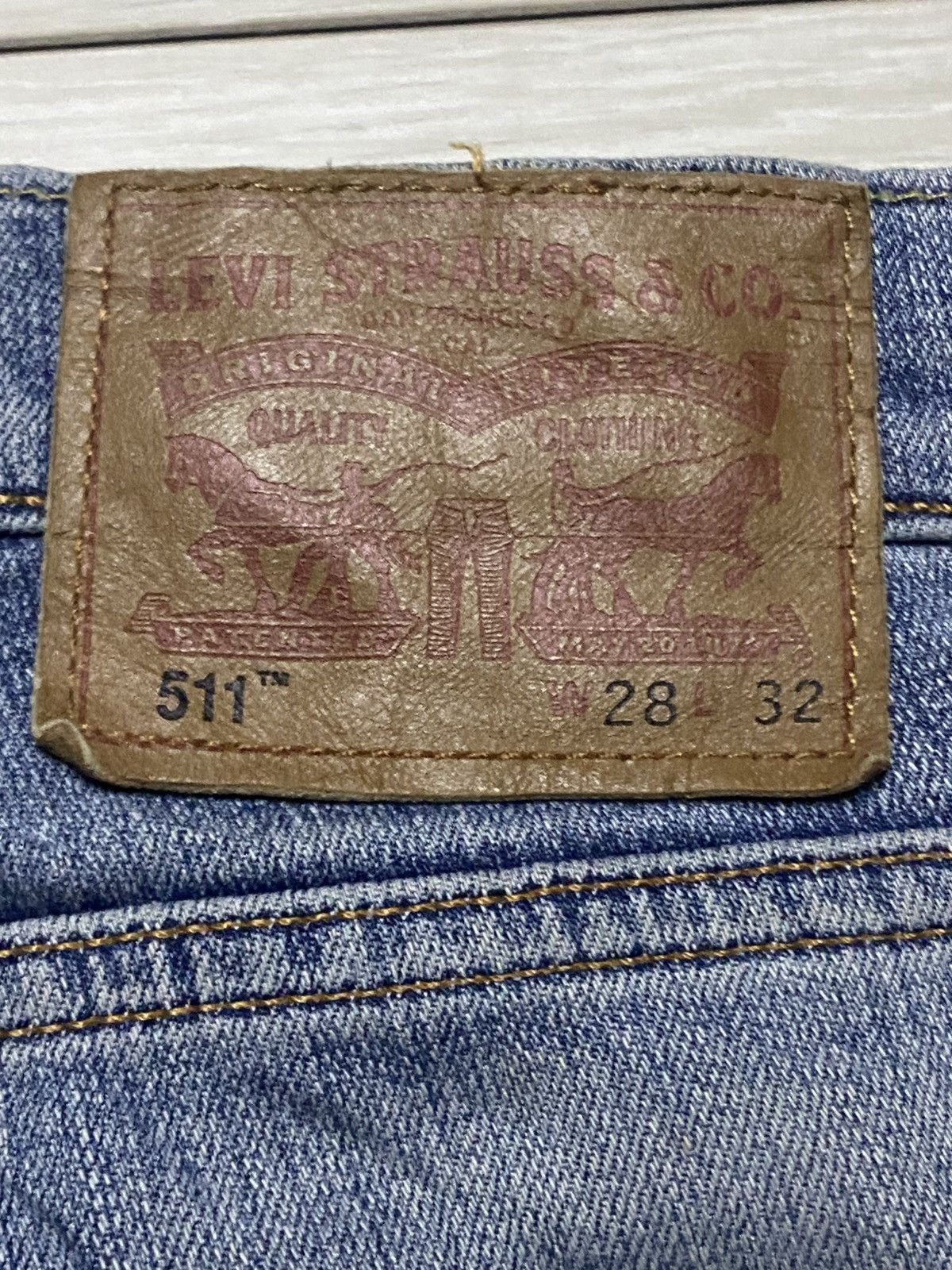 Levi's Levis 511 Y2K Faded Wash Distressed Jeans Size US 30 / EU 46 - 12 Thumbnail