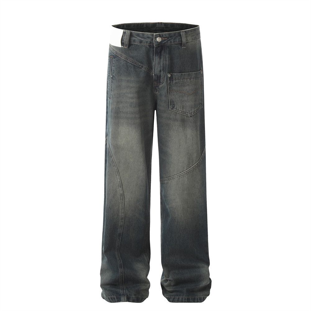 Japanese Brand Men's washed gradient cargo jeans y2k Size US 32 / EU 48 - 1 Thumbnail
