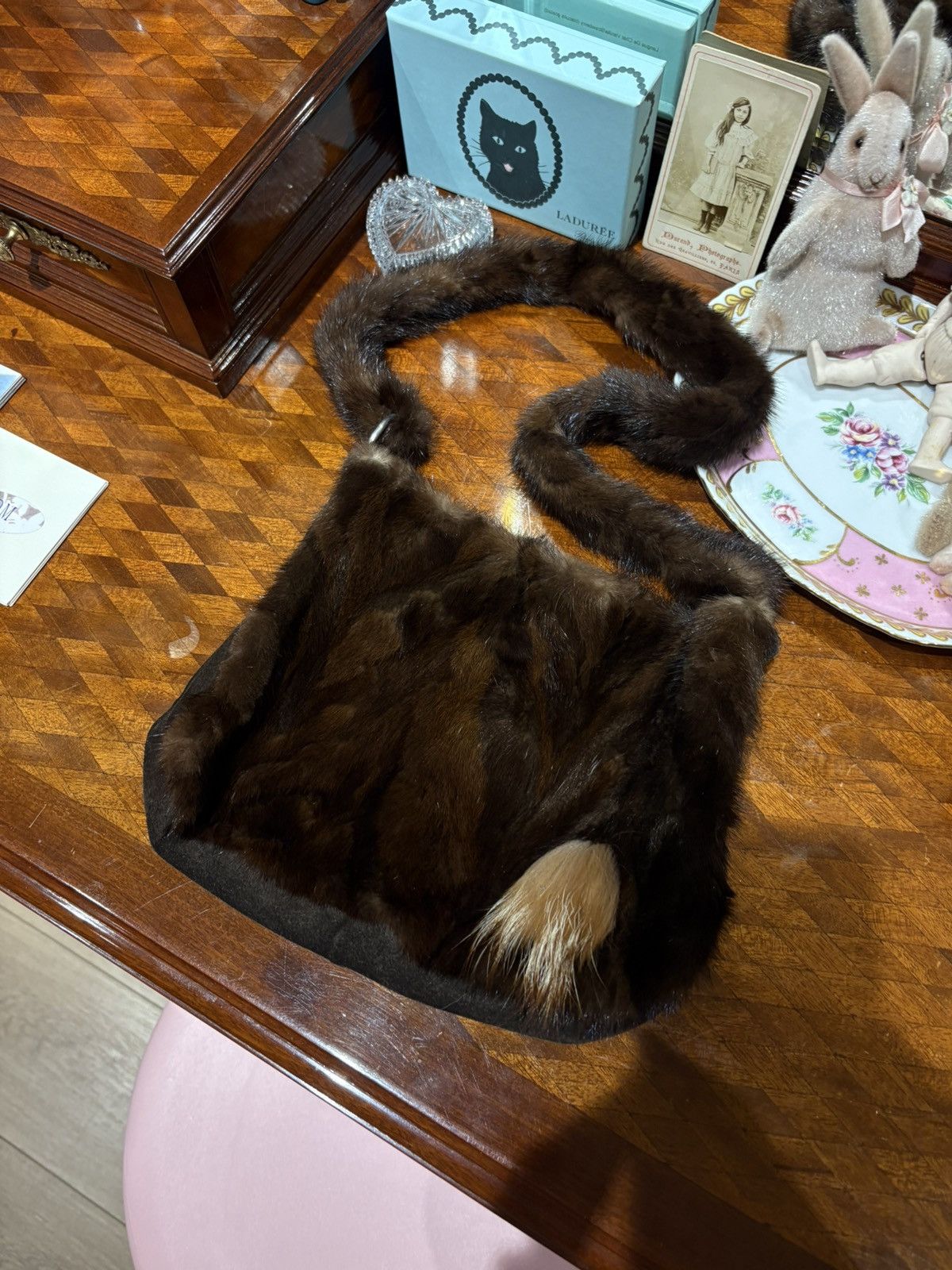Vintage y2k fur bag Size ONE SIZE - 4 Thumbnail
