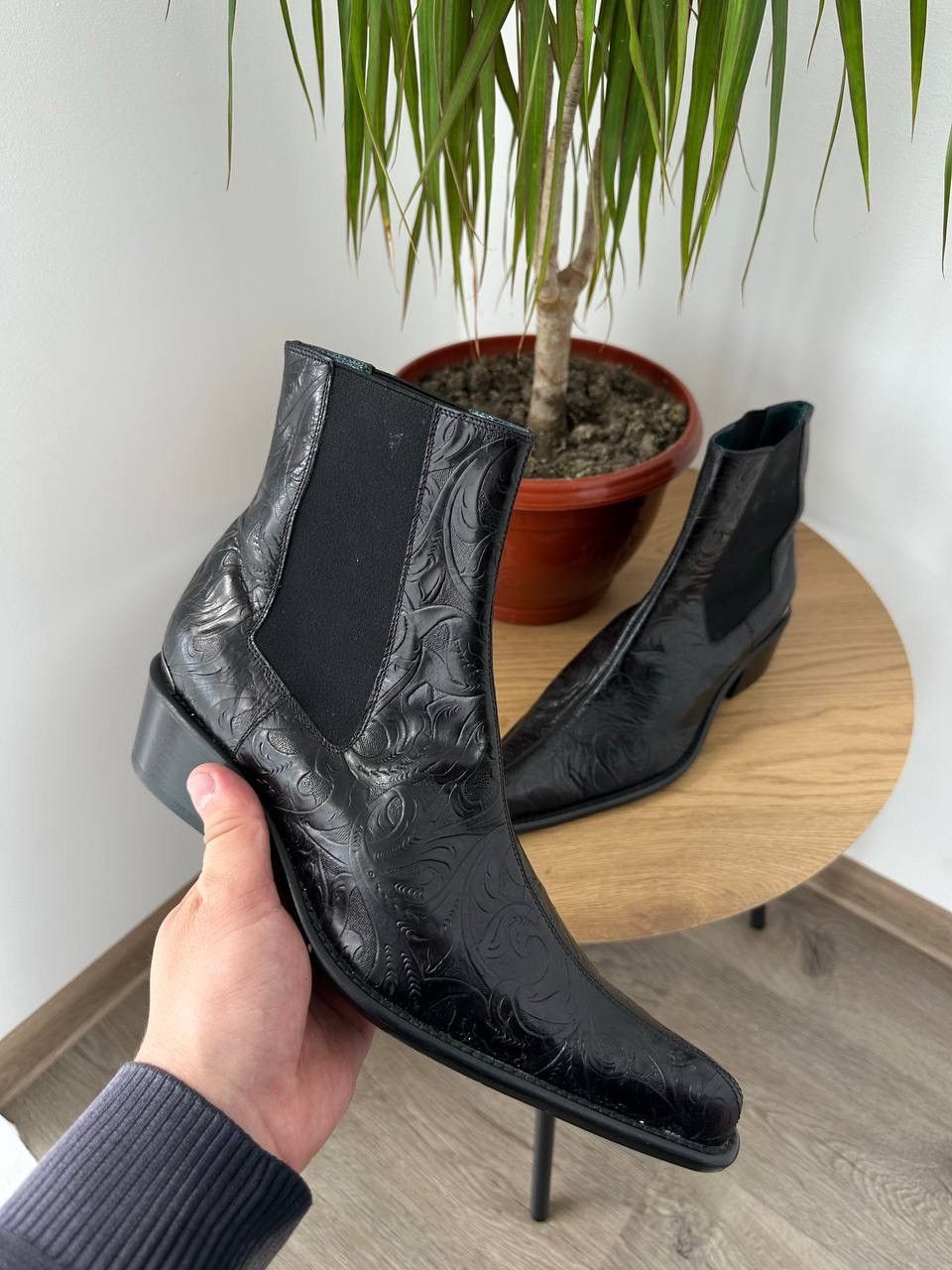 Japanese Brand × Vintage Vintage Japanese Coccinelle Kozak Men’s Black Boots Size US 7 / EU 40 - 2 Thumbnail