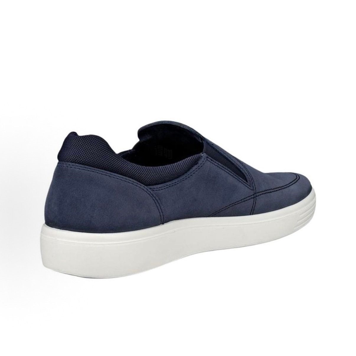 Ecco ECCO MEN'S 47 CLASSIC SLIP ON SNEAKER NIGHTSKY BLUE SUEDE Size US 13 / EU 46 - 3 Thumbnail
