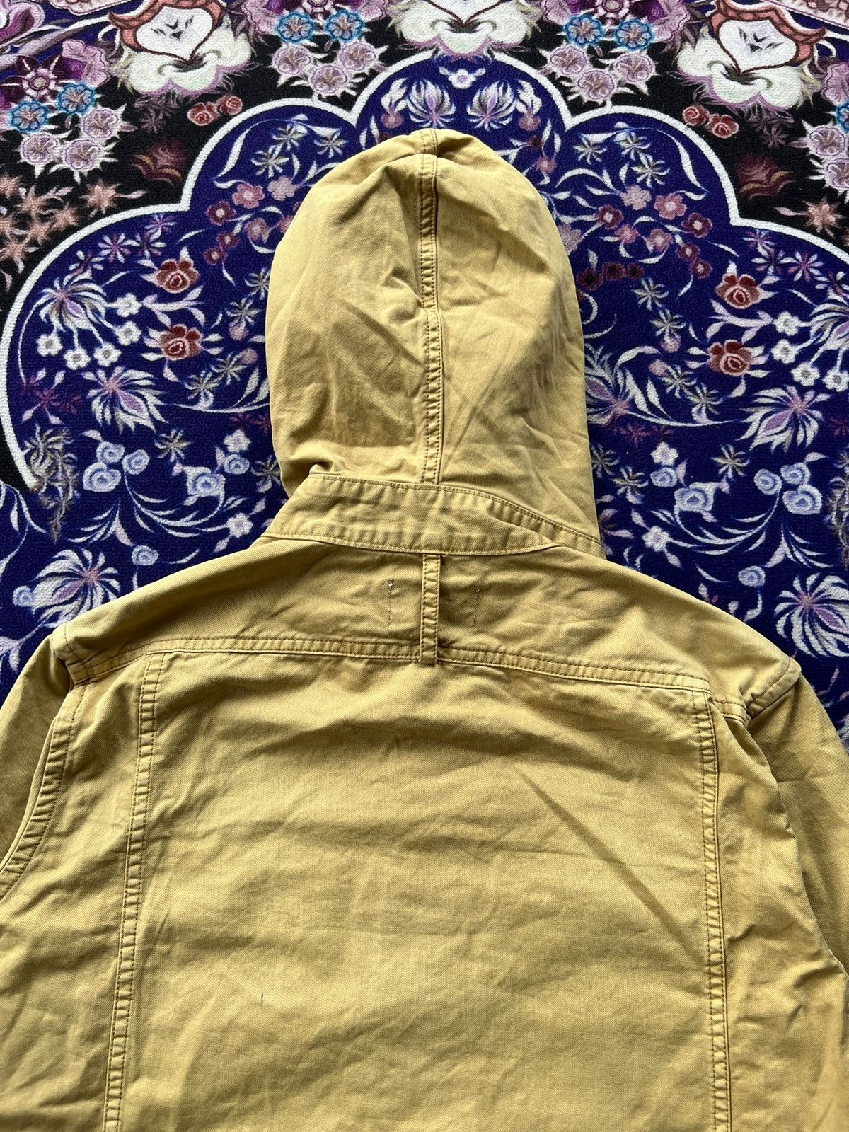 Designer Issey Miyake Jun Men 4 Pockets Denim Style Hooded Jacket Size US M / EU 48-50 / 2 - 7 Thumbnail