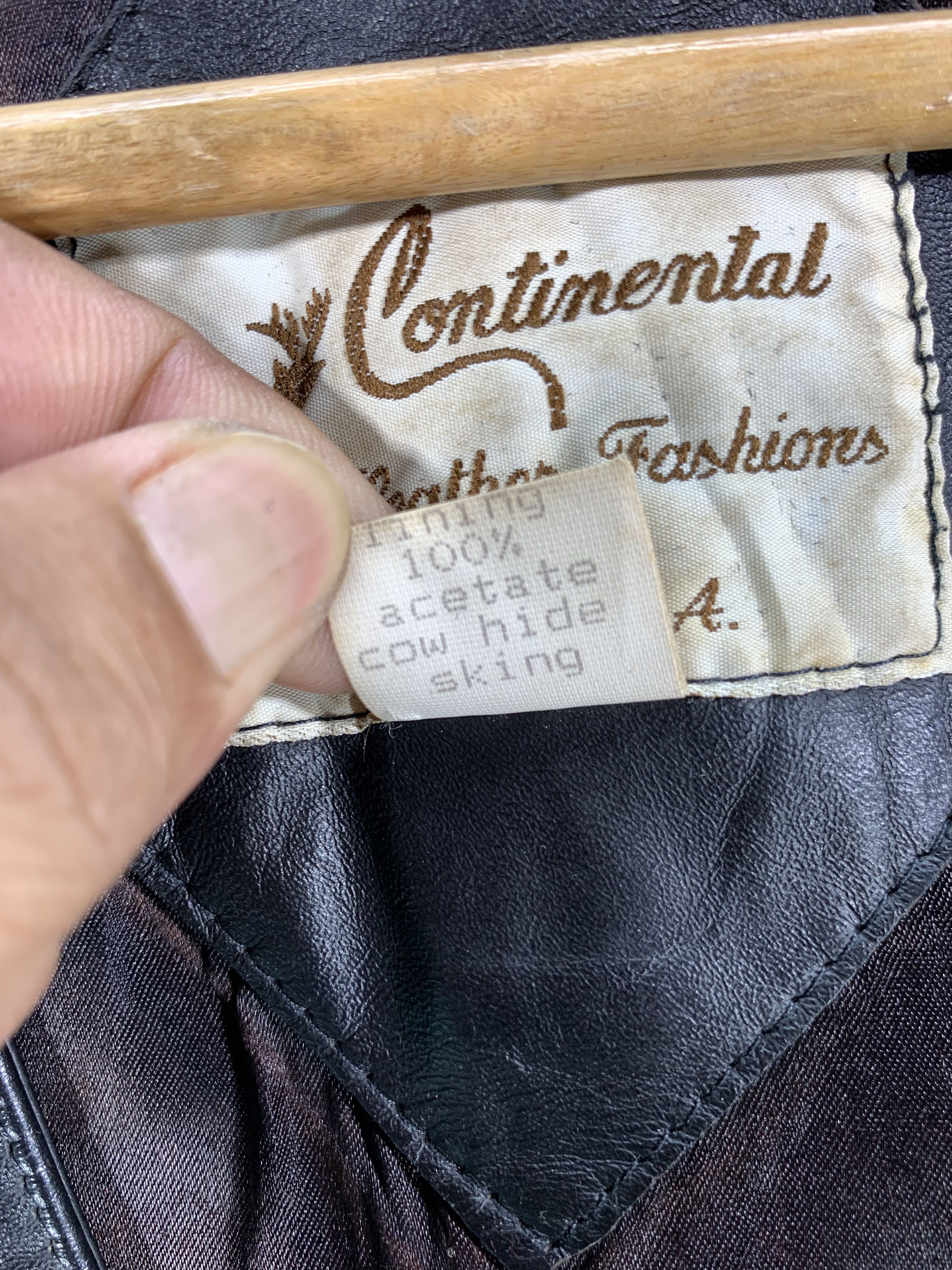 Leather × Vintage 70-80s Vintage Continentel Leather Vest Size US S / EU 44-46 / 1 - 13 Thumbnail