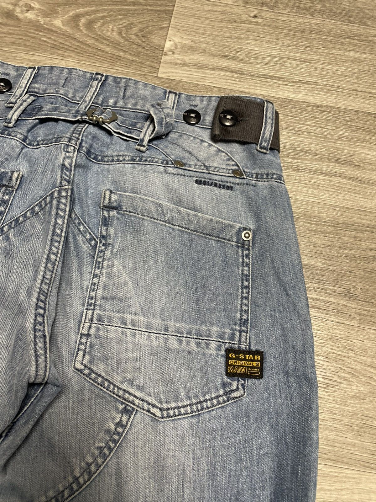 G-Star 32/30 Vintage G-Star Raw SE 5204/3301 Cargo Elwood Jeans Size US 32 / EU 48 - 19 Thumbnail