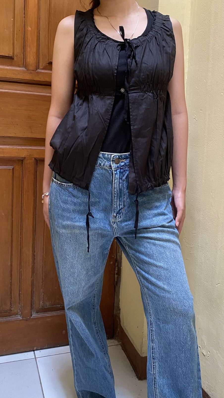 Marithe + Francois Girbaud Offer‼️ 2000s Marithe Francois Girbaud Goth Punk Metal Top Size M / US 6-8 / IT 42-44 - 1 Thumbnail