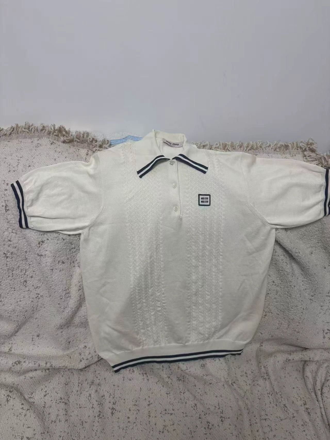 Miu Miu MIU MIU 25 New Polo Women's 36 99 New Size XS / US 0-2 / IT 36-38 - 1 Thumbnail
