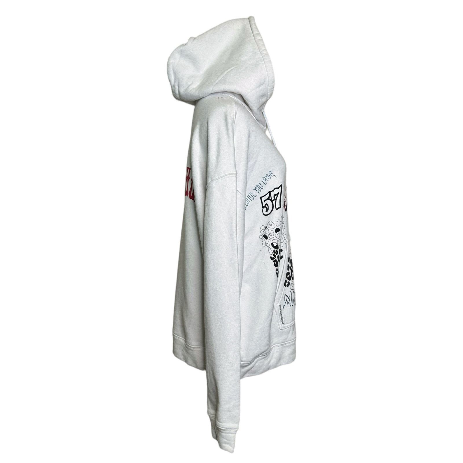 Lifted Anchors Lifted Anchors men white graphic hoodie sweatshirt size L Size US L / EU 52-54 / 3 - 9 Thumbnail