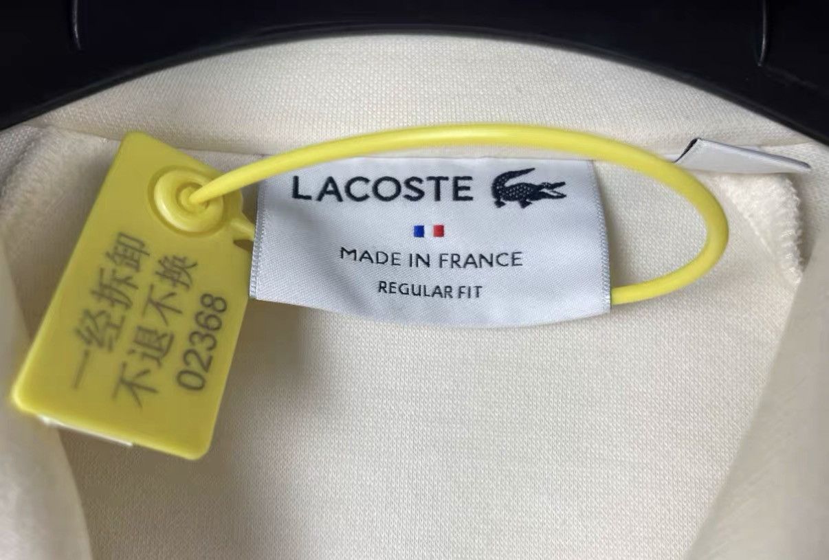 Lacoste Lacoste White Crocodile Zip Jacket J31 Size US L / EU 52-54 / 3 - 5 Thumbnail