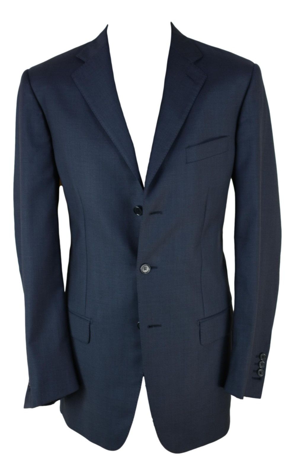 Handmade Antonio Verago Men's Blazer - dark blue Size 94 DE/ 38L UK Size 38L - 1 Thumbnail