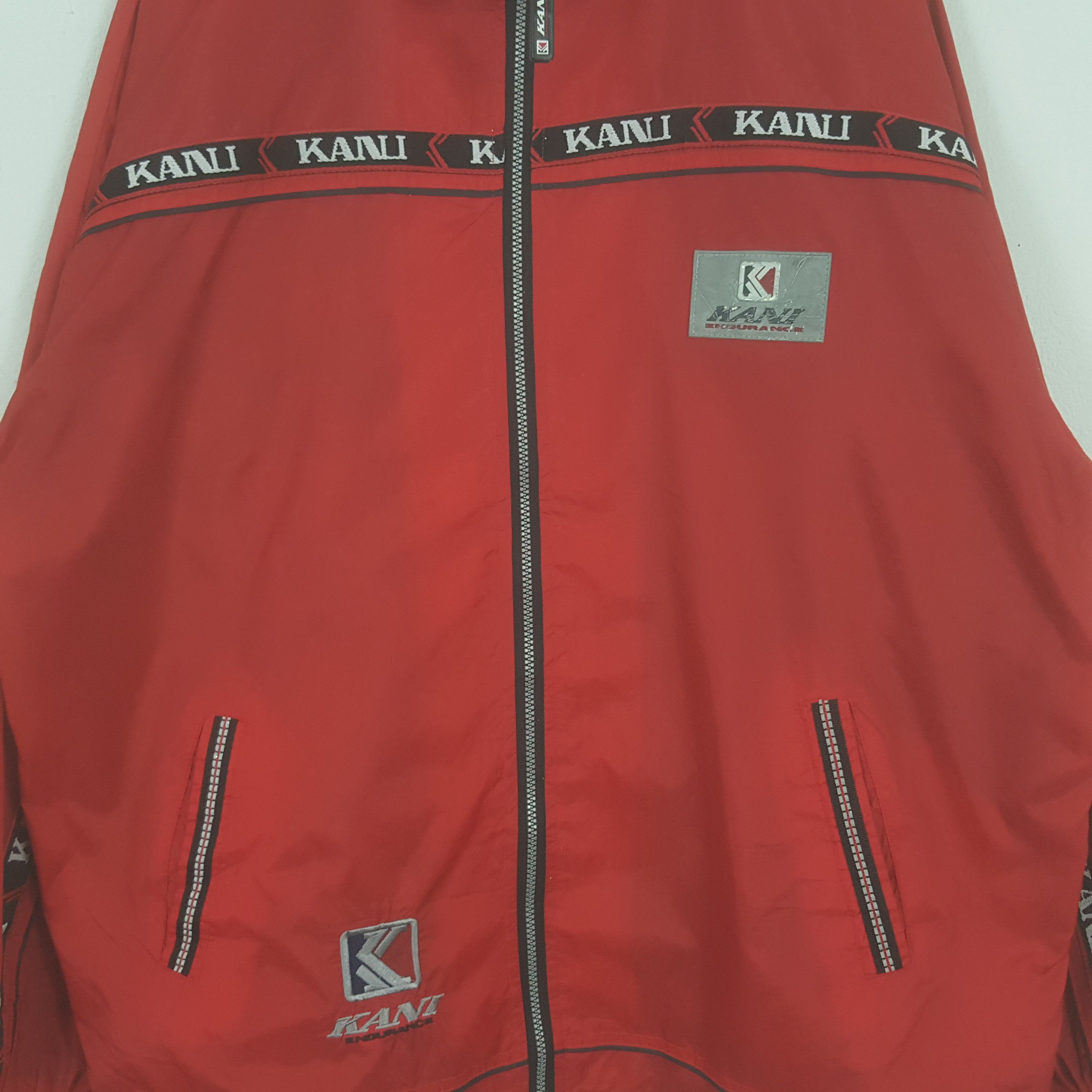 Karl Kani × Vintage Vintage Kani Endurance Sports Style Windbreaker Jacket Size US XXL / EU 58 / 5 - 4 Thumbnail