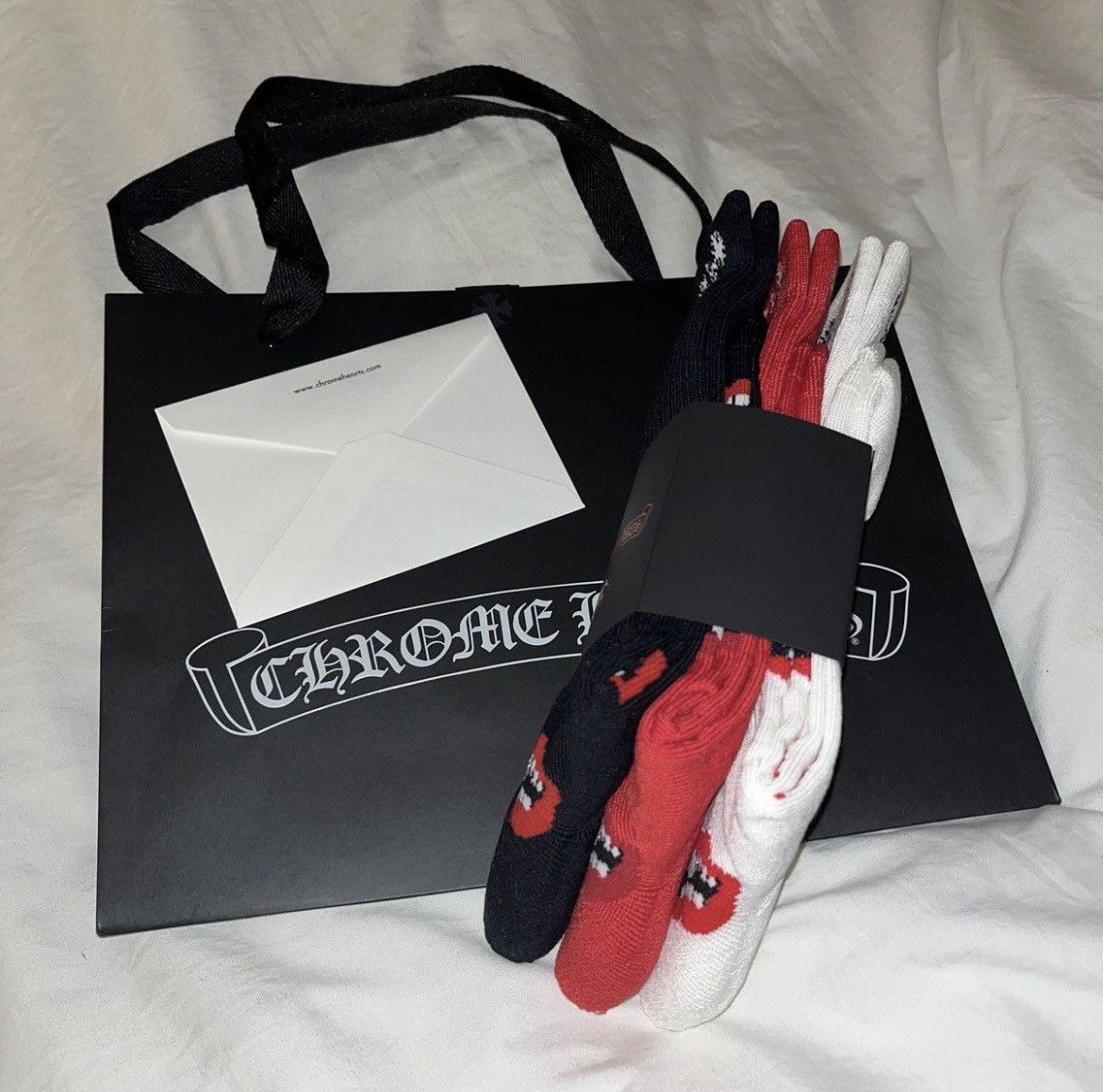Chrome Hearts Chrome Hearts matty boy socks stk size M Size ONE SIZE - 2 Thumbnail