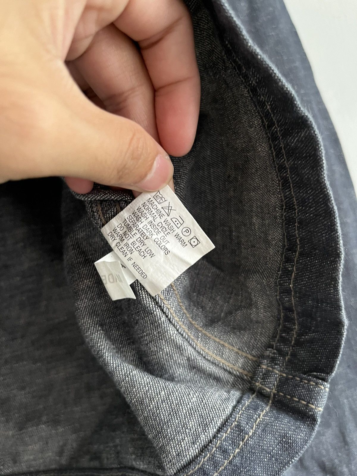 Marithe + Francois Girbaud Marithe + Francois Girbaud Type 2 Raw Denim Jacket Size US M / EU 48-50 / 2 - 6 Thumbnail