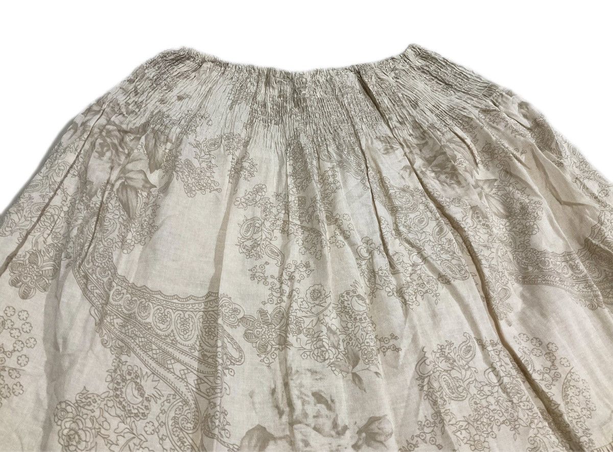 If Six Was Nine × Japanese Brand × Le Grande Bleu (L.G.B.) 🔥Y2K Archived G.O.A Boho Skirt Flared Paisley Floral Size 32" / US 10 / IT 46 - 3 Thumbnail