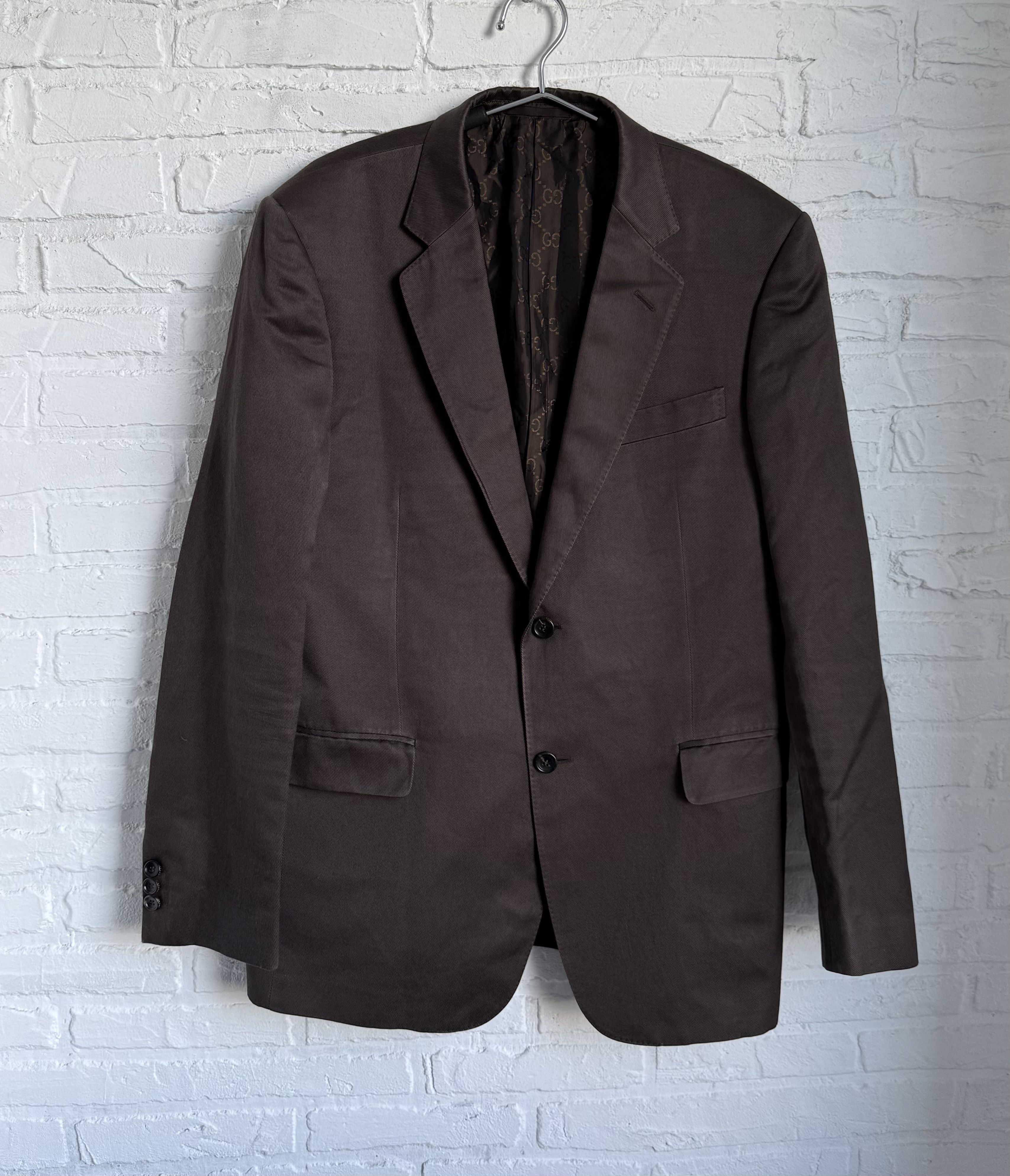 Gucci Gucci x Tom Ford GG monogram inside blazer Size 52R - 2 Thumbnail
