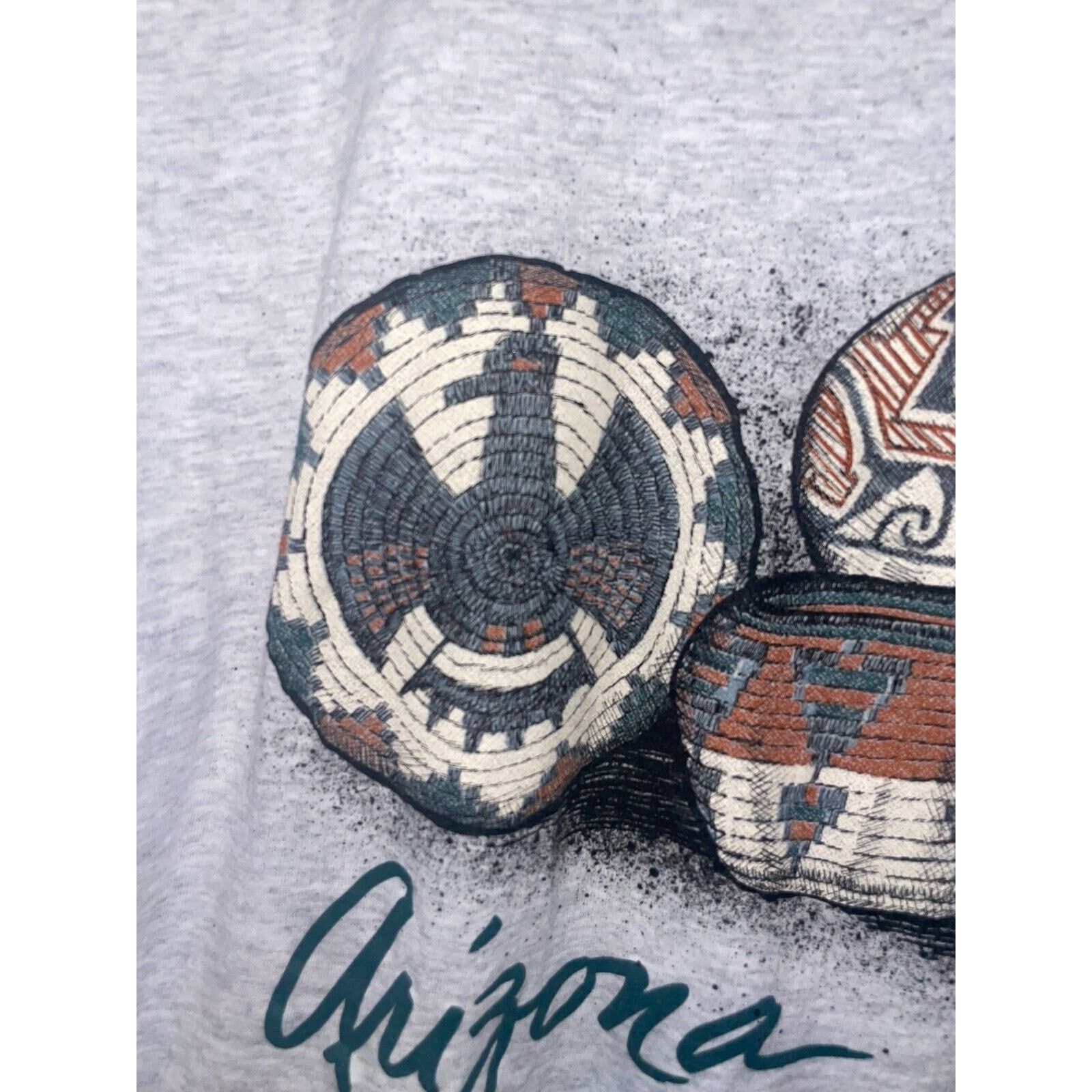 Signal Sport Vintage Arizona Shirt Pot Native American Indian Tee 90s L Size US M / EU 48-50 / 2 - 3 Thumbnail