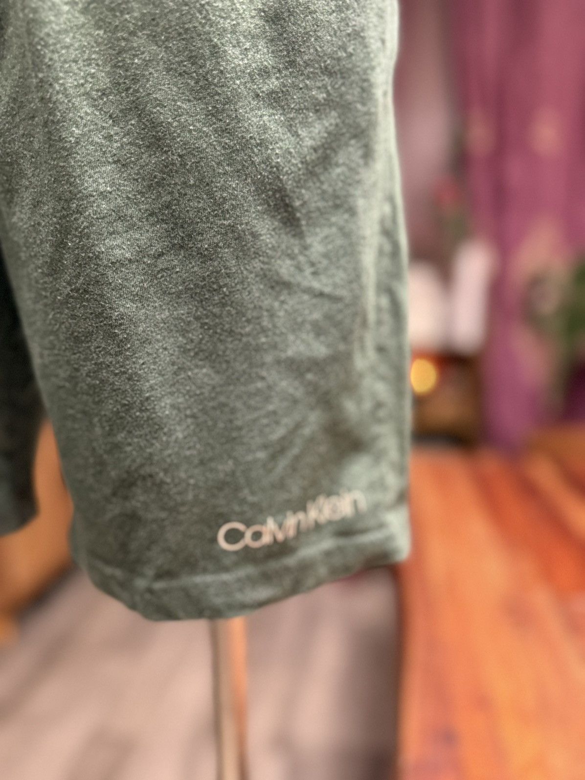 Calvin Klein Calvin Klein Men’s Lounge Shorts – Deep Forest Green Size US 29 - 3 Thumbnail