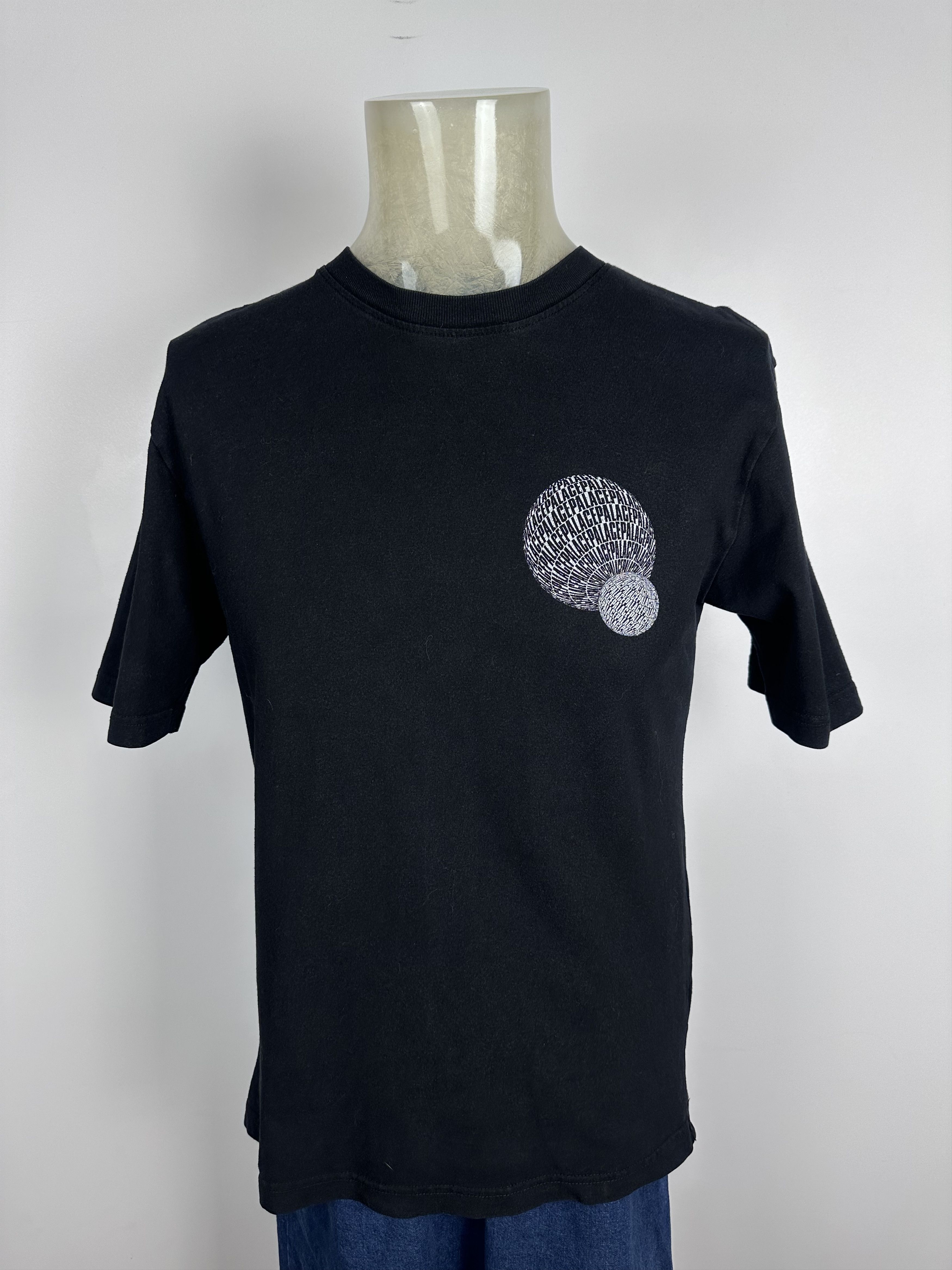 Palace × Vintage Palace globe tee planet big logo back mens size S black Size US S / EU 44-46 / 1 - 2 Thumbnail