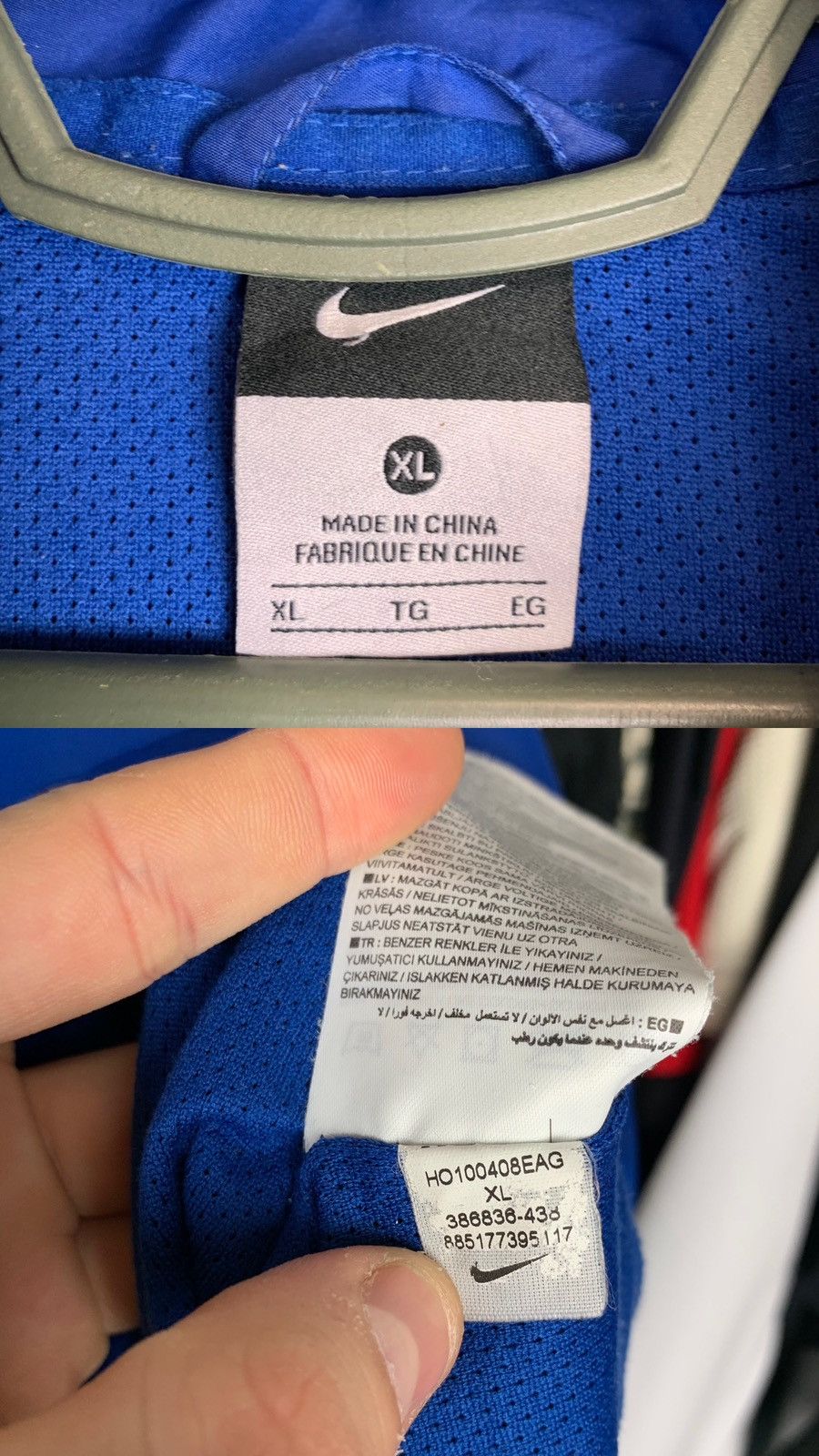 Nike Vintage 2010 Nike Arsenal Track Jacket Size XL Size US XL / EU 56 / 4 - 2 Thumbnail