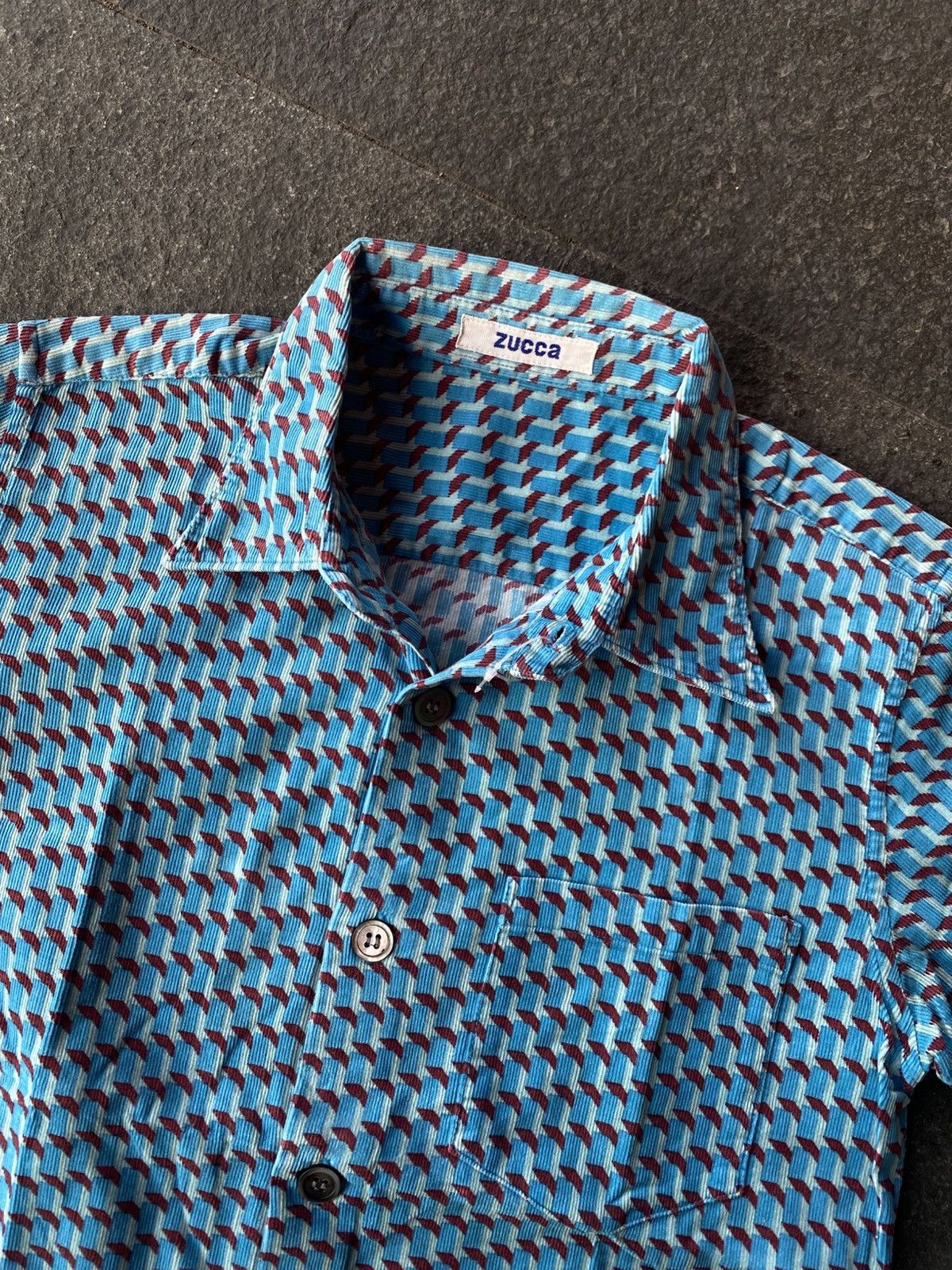 Zucca Zucca monogram corduroy shirts Size US S / EU 44-46 / 1 - 4 Thumbnail