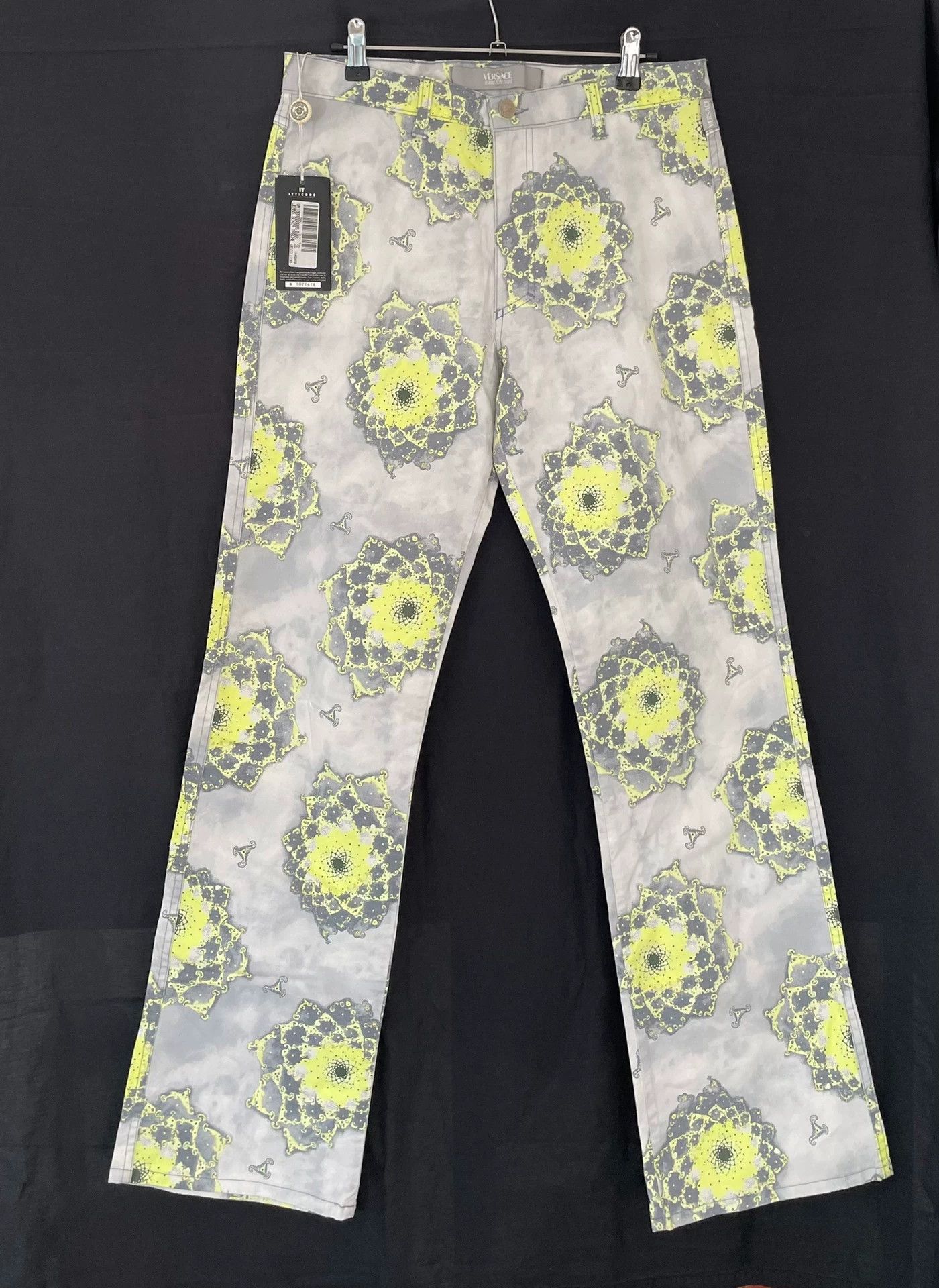 Versace Jeans Couture Versace Jeans Couture Men's Printed Trousers Size US 35 - 2 Thumbnail