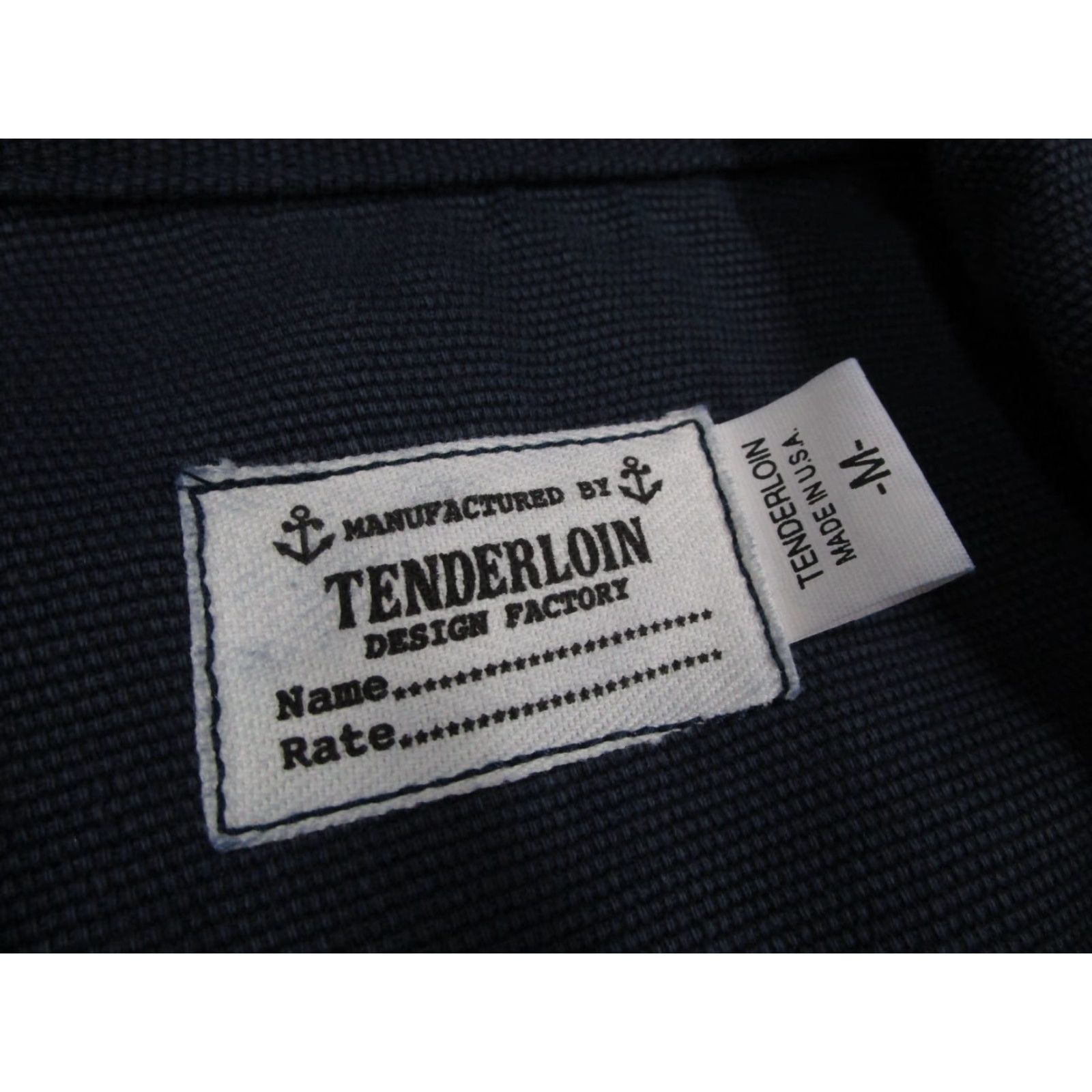 Tenderloin VINTAGE Tenderloin Jacket Mens Medium Navy Blue Chore Workwear Military Made in USA Size US M / EU 48-50 / 2 - 2 Thumbnail