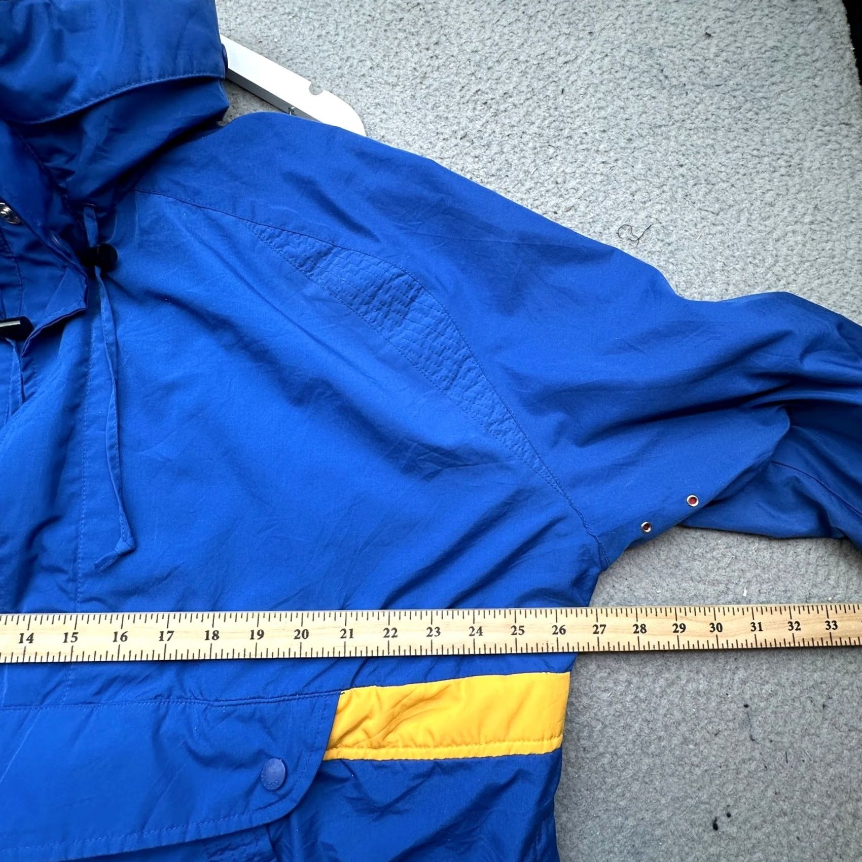 Obermeyer VINTAGE Obermeyer 1/2 Zip Anorak Windbreaker Jacket Men XL Blue Hooded Hong Kong Size US XL / EU 56 / 4 - 4 Thumbnail