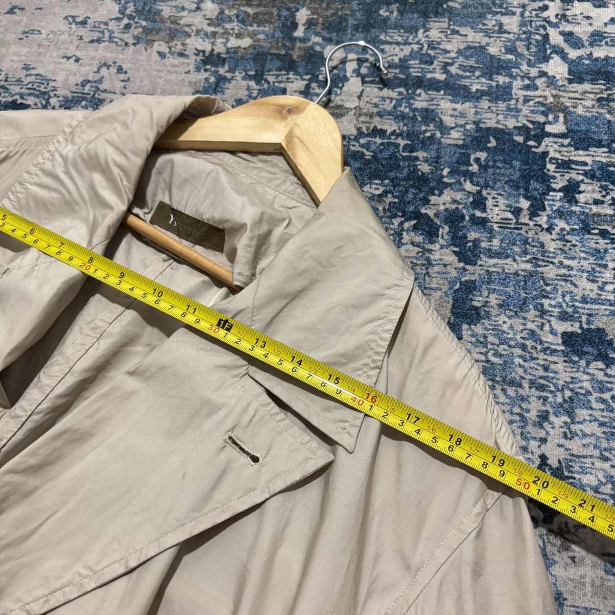 Yohji Yamamoto Vintage 90s Y's for Men yohji yamamoto light trench coat Size US L / EU 52-54 / 3 - 9 Thumbnail