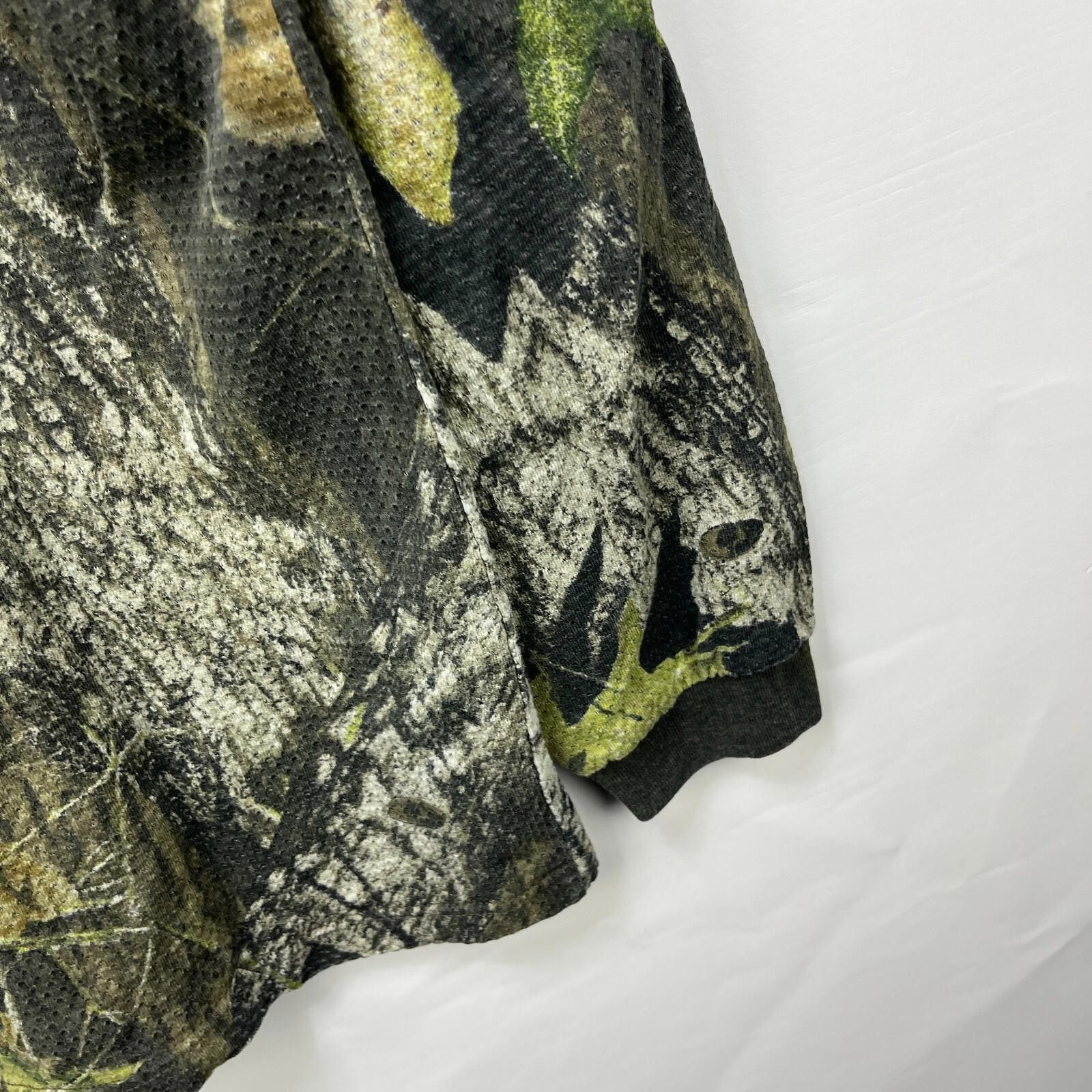 Vintage Vintage 90s Real Tree Camo Long Sleeve Shirt Cotton Large Size US L / EU 52-54 / 3 - 11 Thumbnail