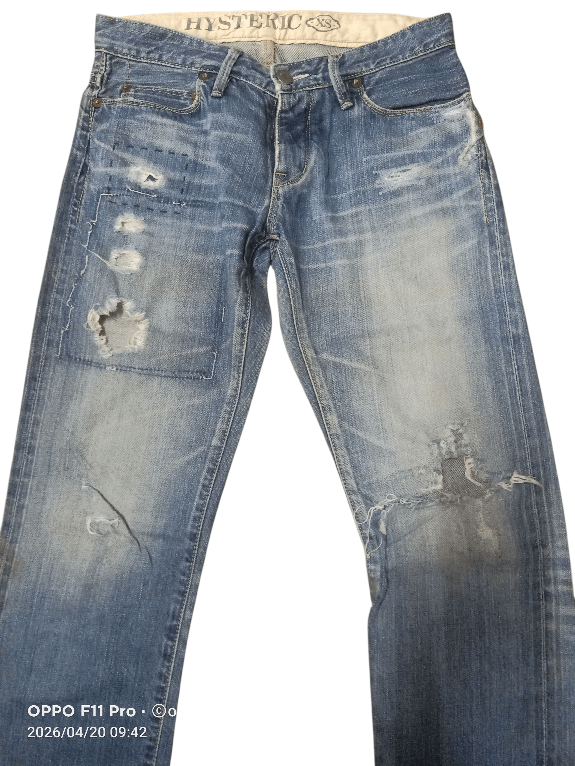 Hysteric Glamour 💥 Hystric Glamour Selvedge Flare Denim 💥 Size US 28 / EU 44 - 8 Thumbnail