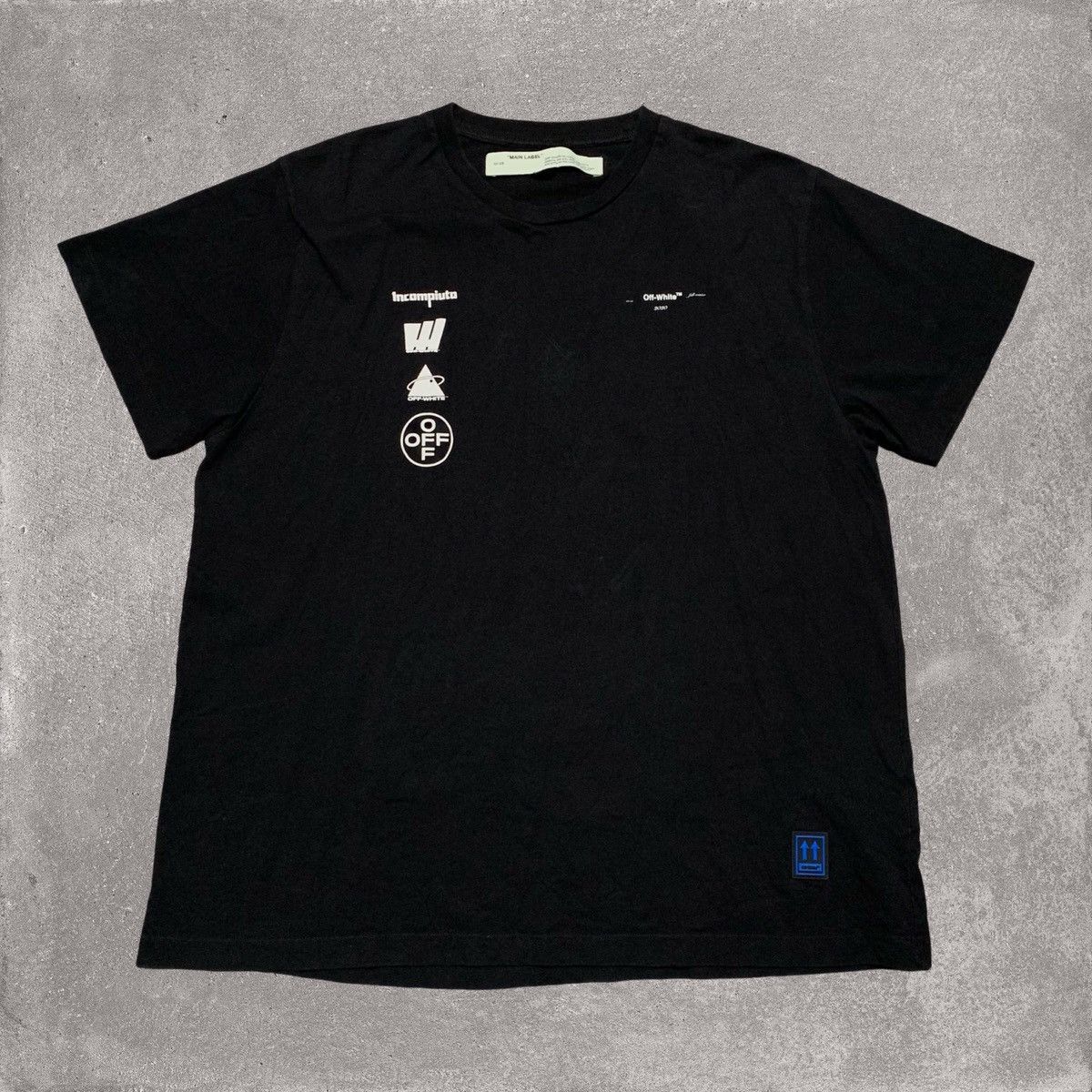 Off-White Off White Large Mariana De Silva Black Tee Virgil Abloh Size US L / EU 52-54 / 3 - 2 Thumbnail