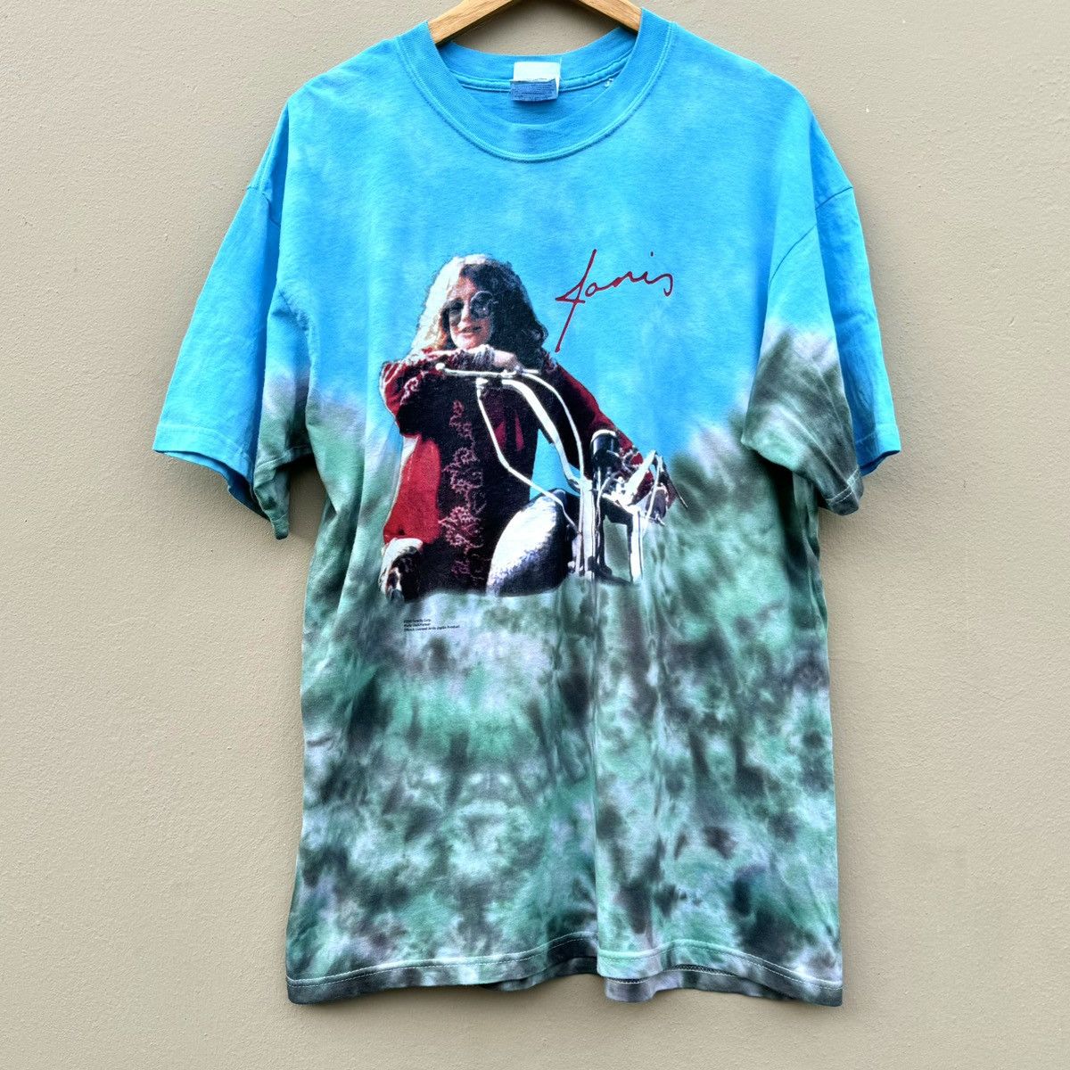 Band Tees × Vintage Vintage janis joplin 2000 tie dye tee Size US XL / EU 56 / 4 - 1 Thumbnail