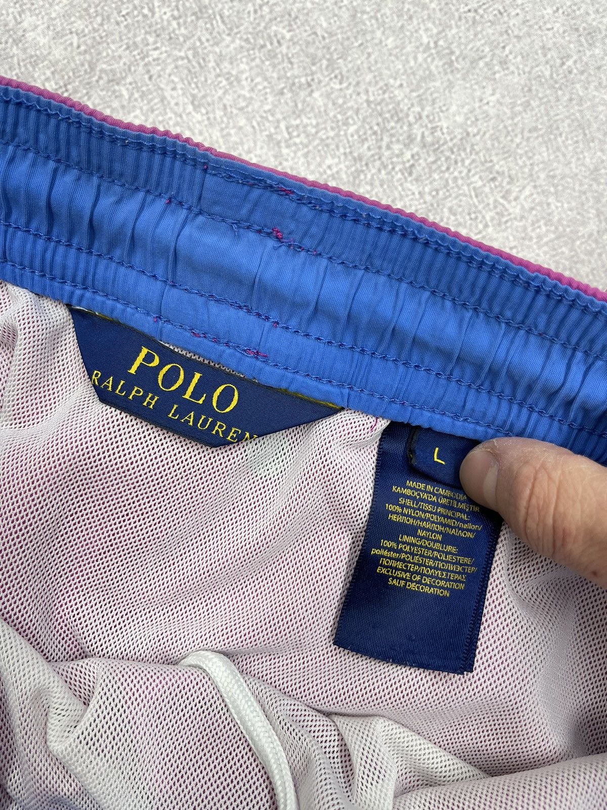 Polo Ralph Lauren × Vintage Mens Polo Ralph Lauren Pink Shorts Y2K Size US 34 / EU 50 - 10 Thumbnail