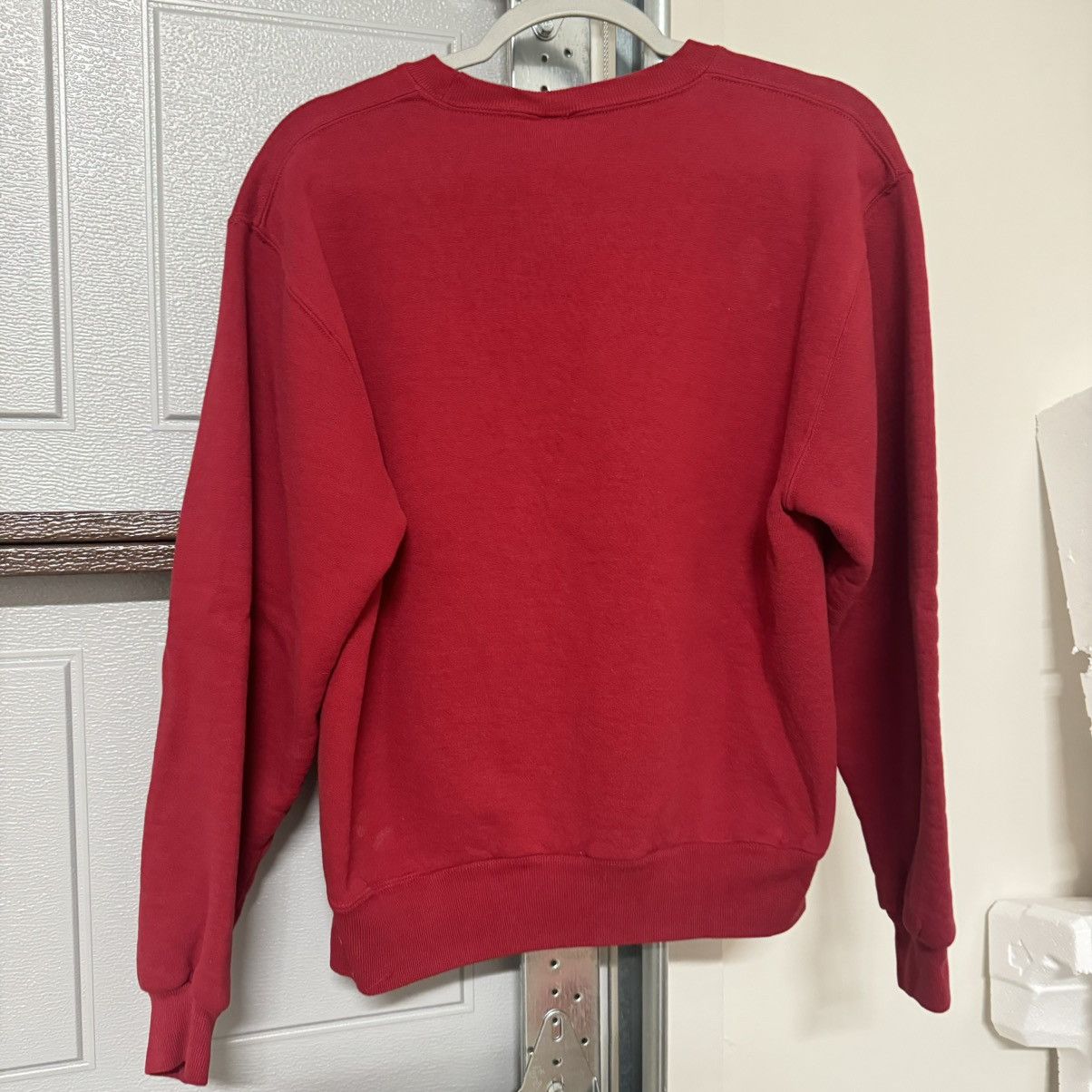 Russell Athletic × Vintage Vintage 90s Red Russell Crewneck Small Blank Size US S / EU 44-46 / 1 - 3 Thumbnail