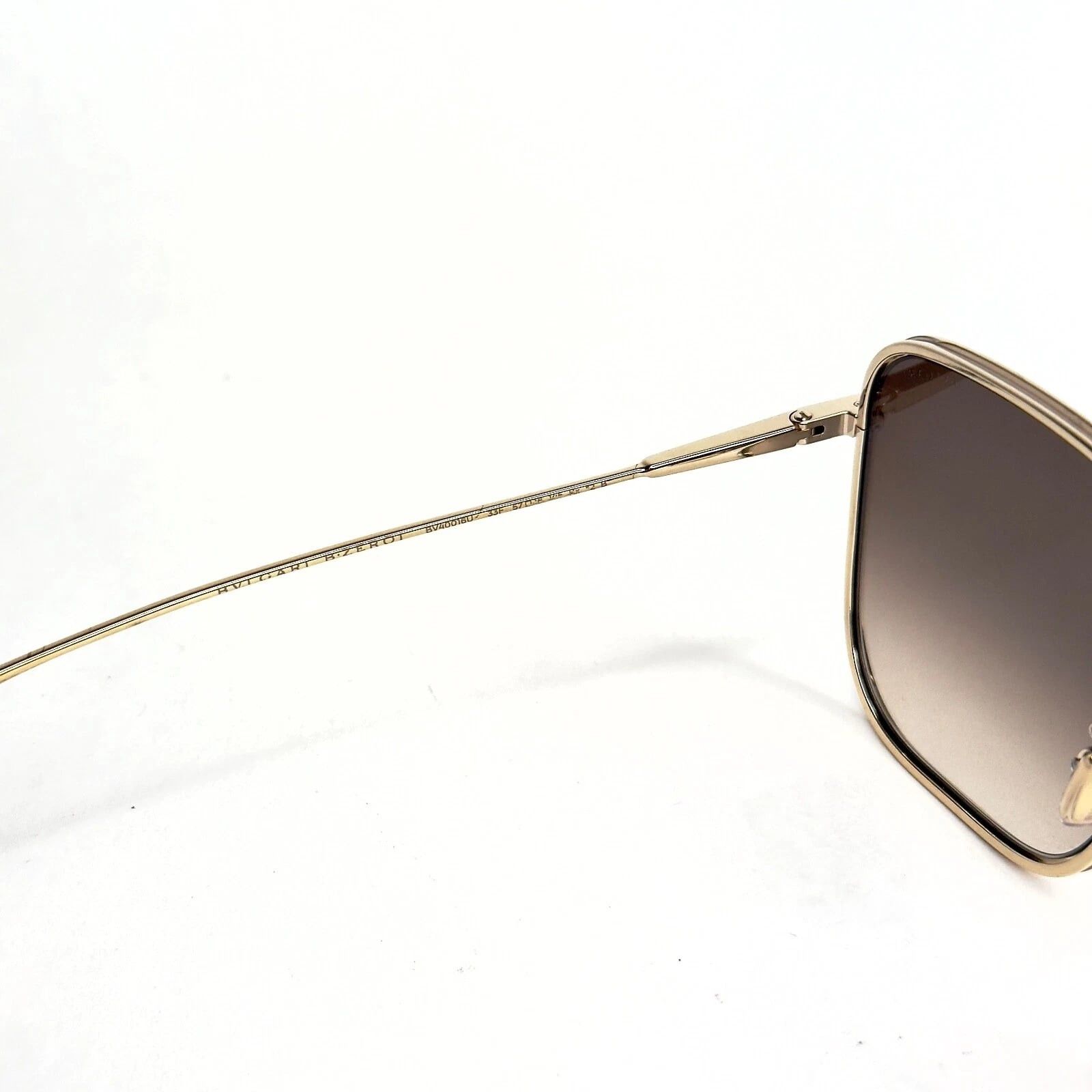 Bvlgari BVLGARI 40016 B.zero1 BV40016U Gold Brown Oversized 33F Size ONE SIZE - 2 Thumbnail