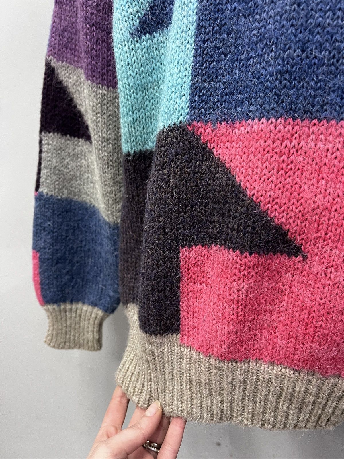 Lacoste Lacoste style JPG Wool Patchwork Knit Sweater Knitted y2k Size US L / EU 52-54 / 3 - 10 Thumbnail