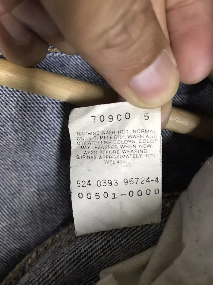 Vintage Levi's 501 Made in U.S.A Non Selvedge Denim