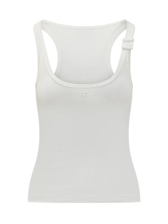 Courreges COURREGES Women Tops 125JDE123JS0194 0001 White Size S / US 4 / IT 40 - 1 Thumbnail