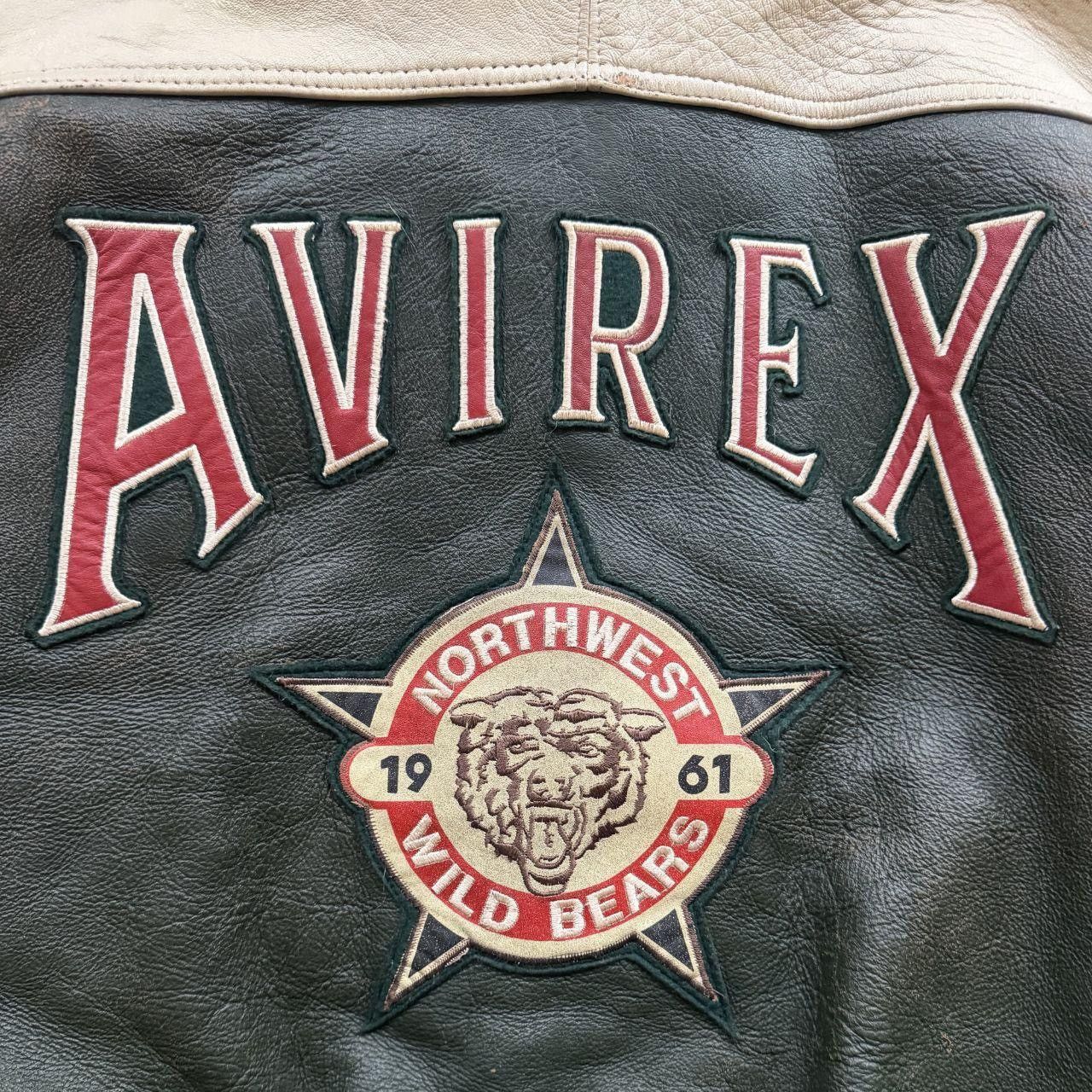 Avirex Avirex North West Wildbears Leather Varsity Jacket Size US S / EU 44-46 / 1 - 4 Thumbnail