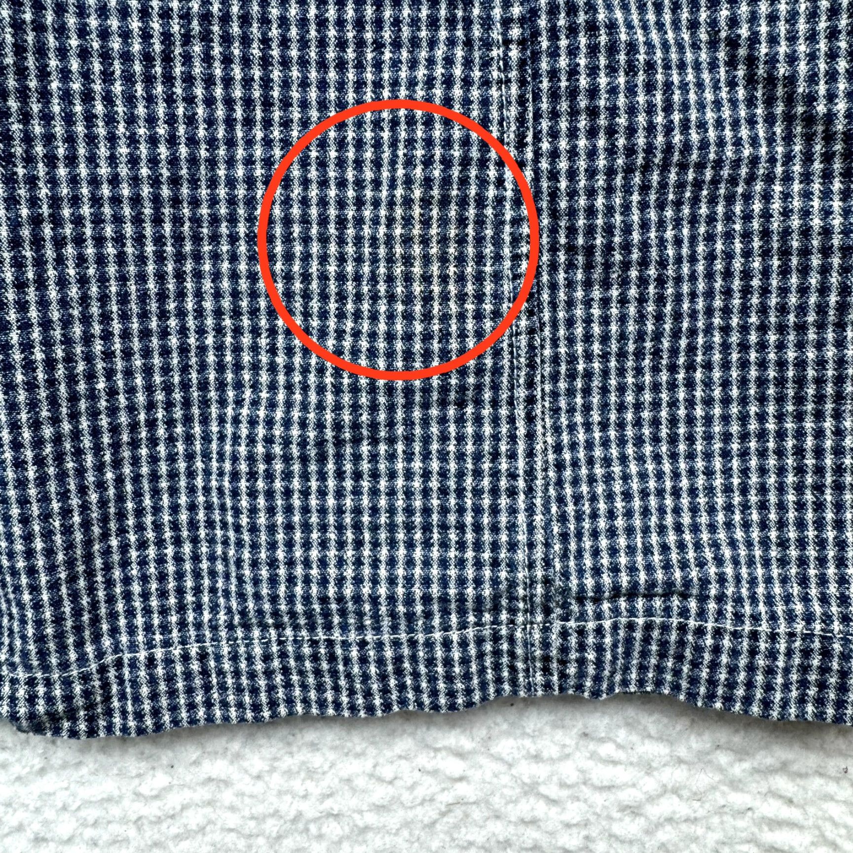 Dockers Y2K Vintage Mini Skirt 4 26 Small High Waisted Gingham Plaid Preppy Cottagecore Dockers Knit Blue Womens Size 27" / US 4 / IT 40 - 4 Thumbnail