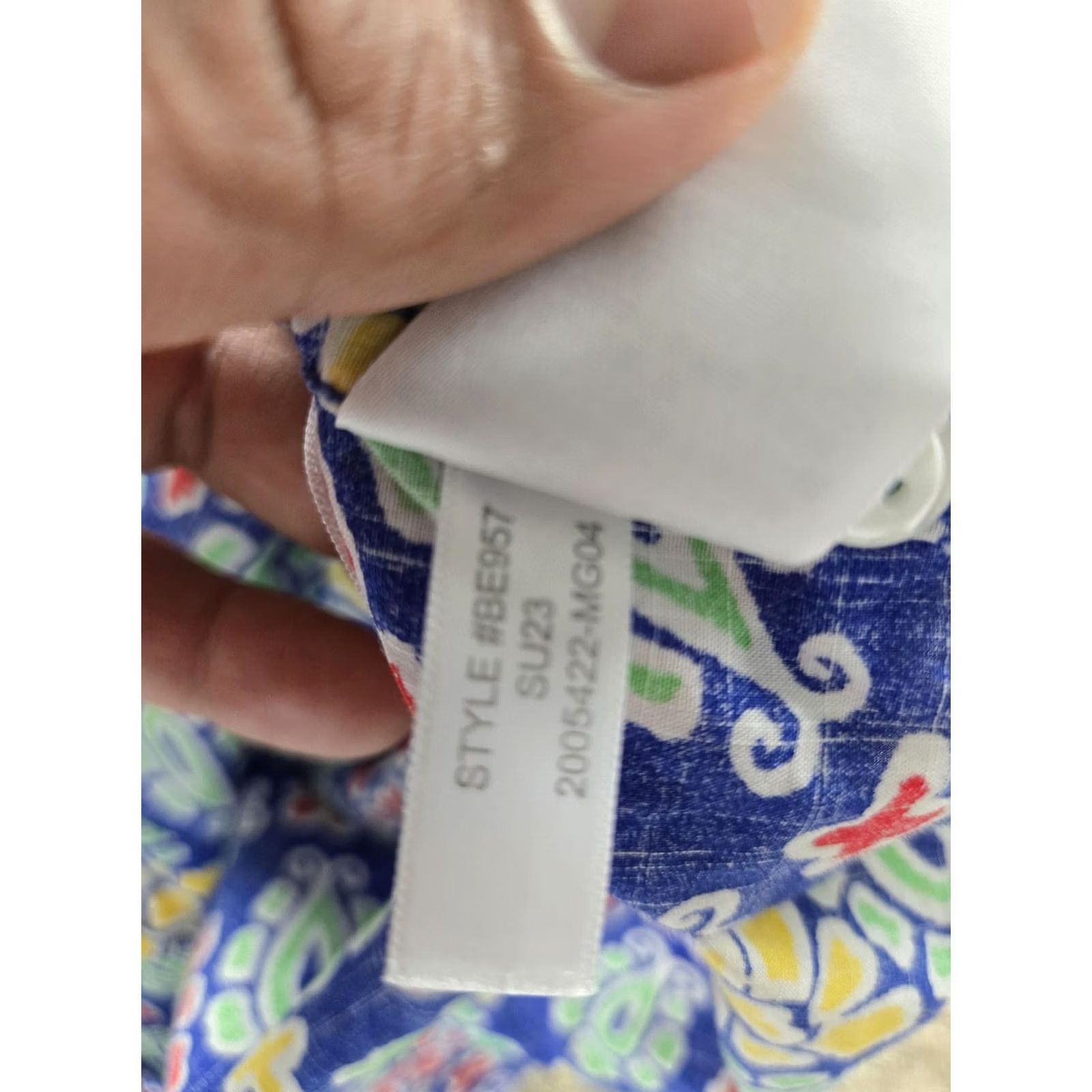 J.Crew J.Crew Shirt Mens Large Blue Multi Camp Collar Short Sleeve Button Up Size US L / EU 52-54 / 3 - 5 Thumbnail