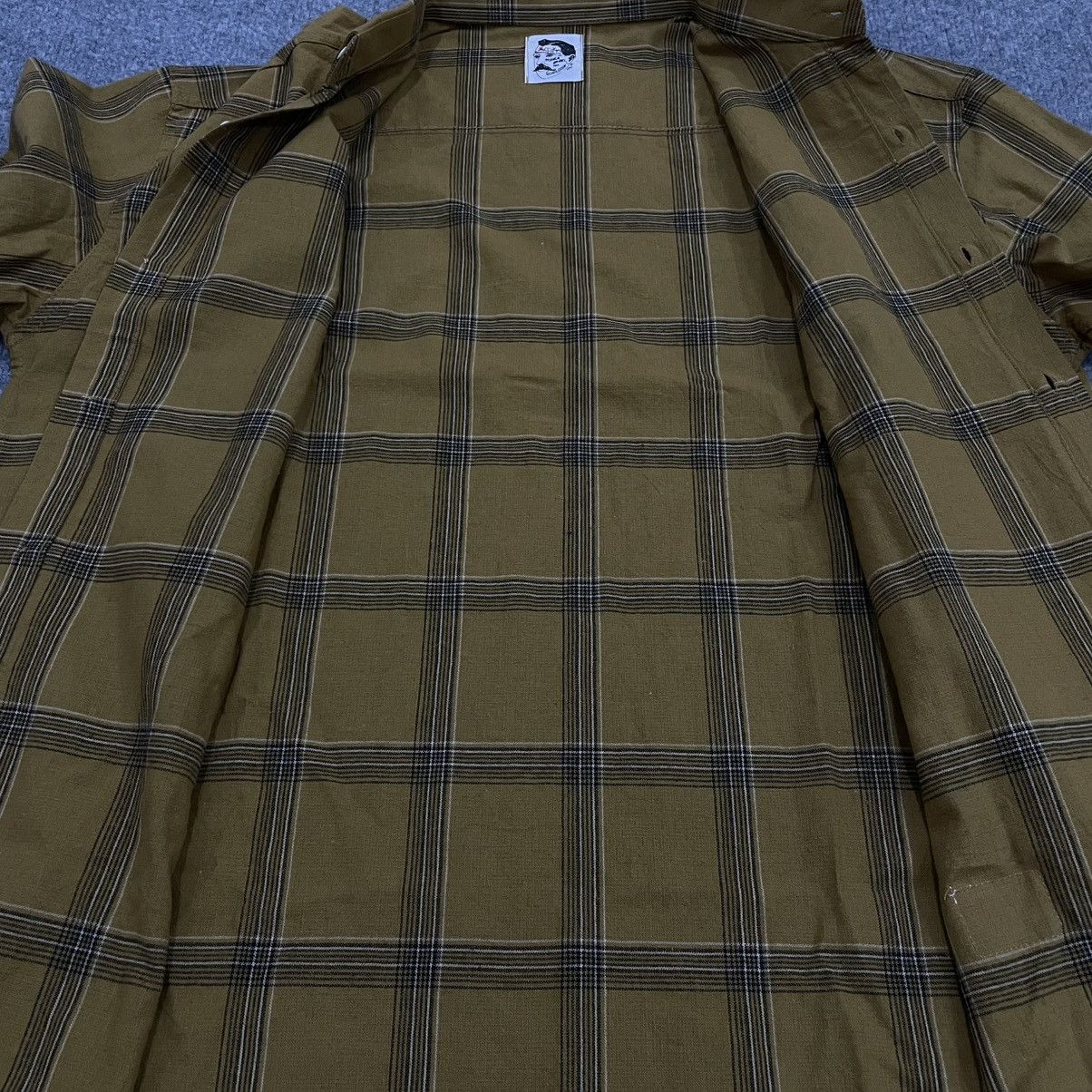 Japanese Brand The Real McCoy by Gili Union Button Up Shirt Plaid Mustard Size US L / EU 52-54 / 3 - 6 Thumbnail