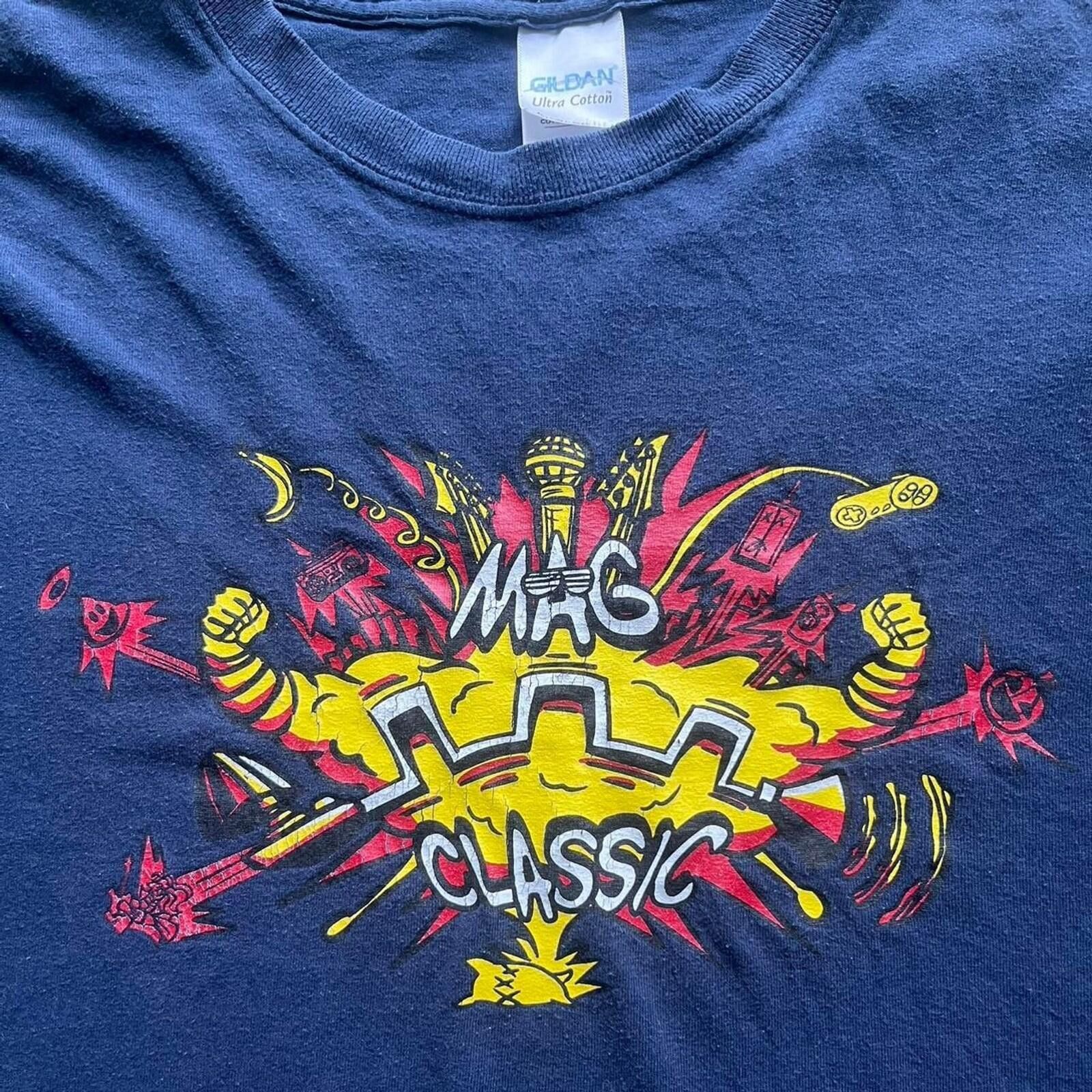 Gildan Gildan Navy Blue MAC Classic Graphic T-Shirt Size US M / EU 48-50 / 2 - 2 Thumbnail