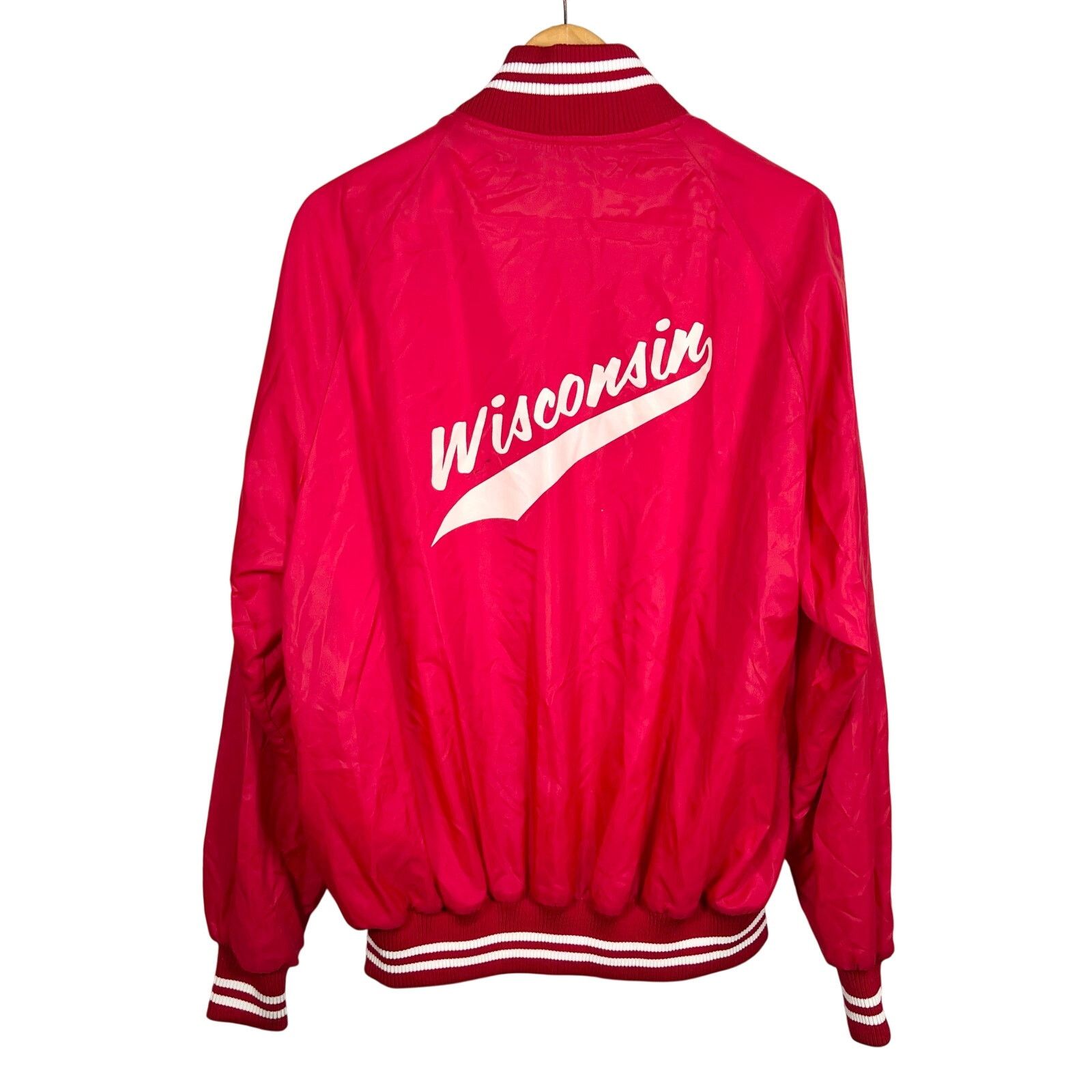 Champion Vintage Champion University of Wisconsin Badgers SatinJacket Size US XXL / EU 58 / 5 - 2 Thumbnail