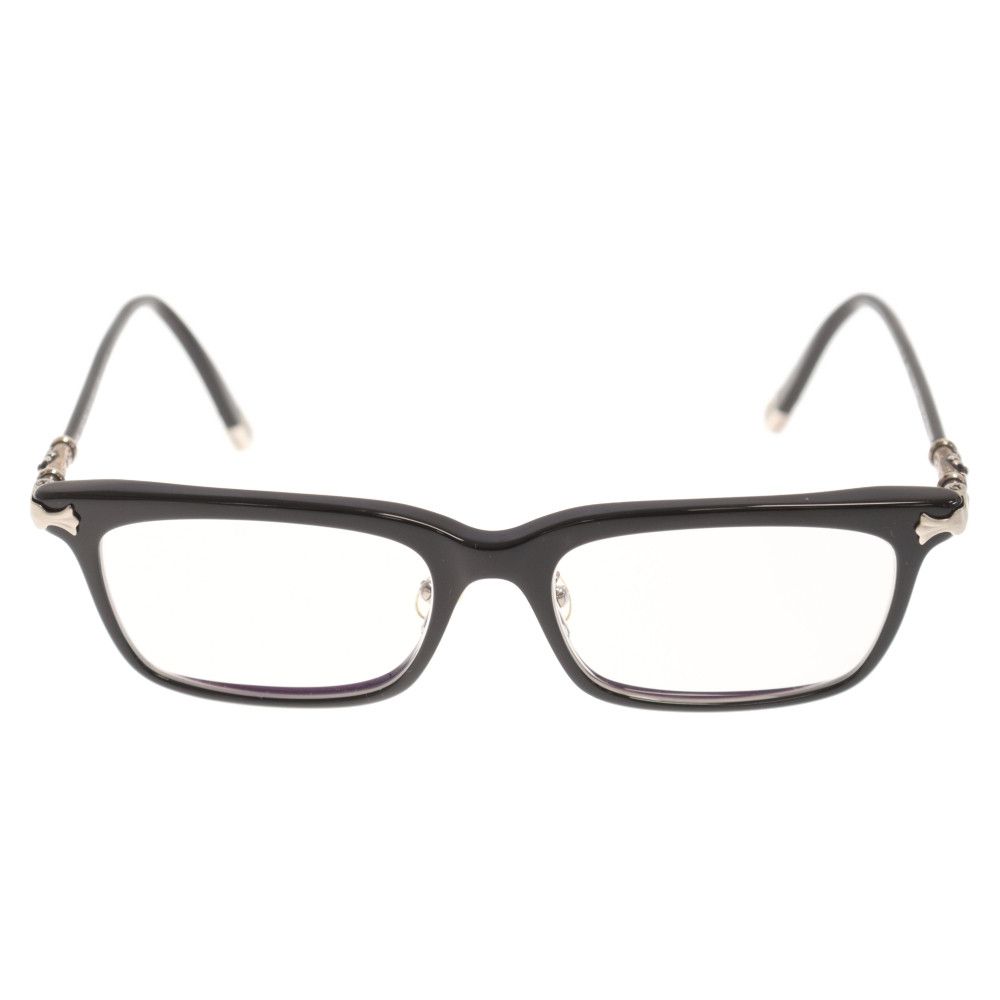 image of Chrome Hearts Fun Hatch-A Cross Temple Square in Black, Men's