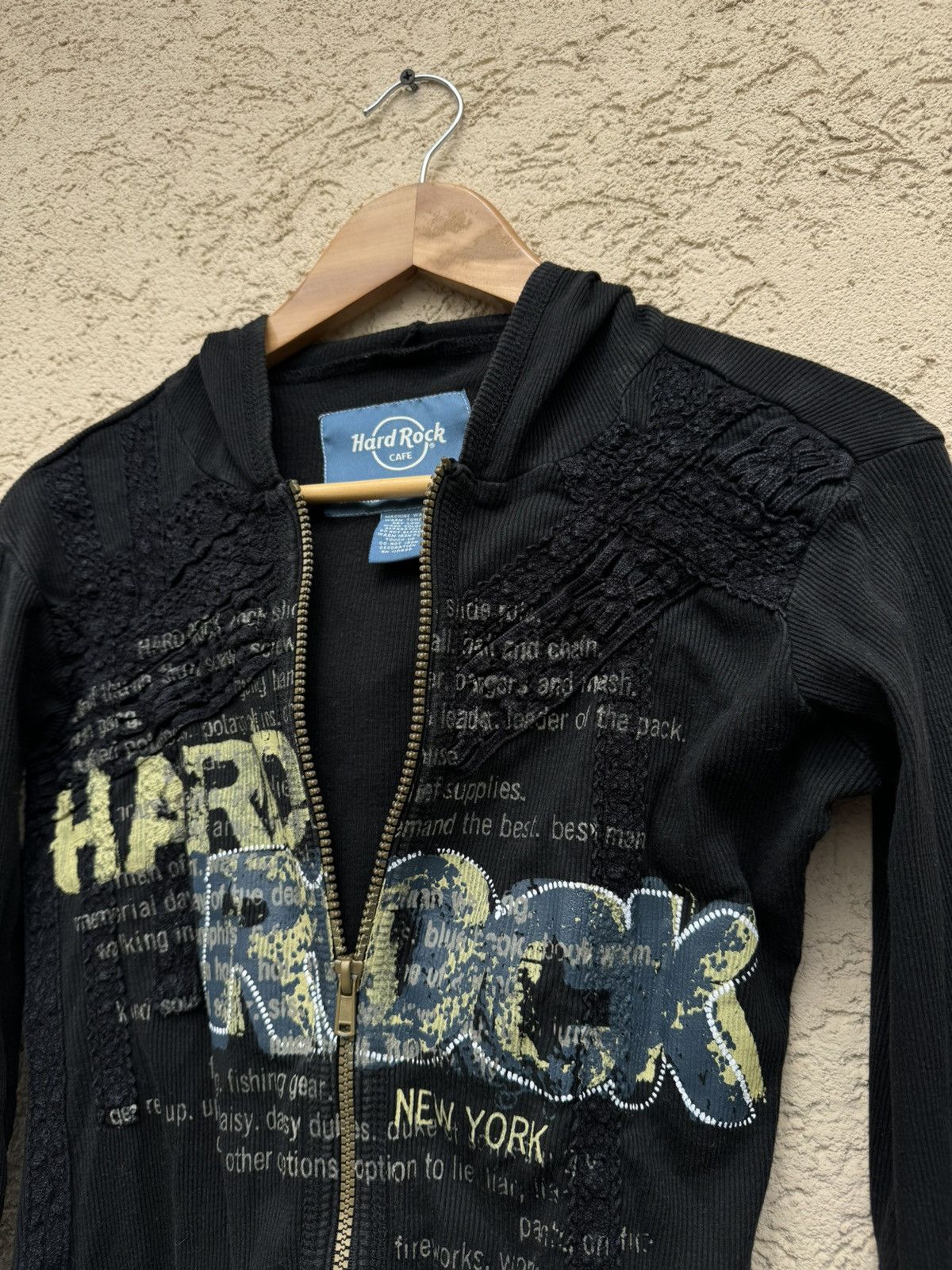 Hysteric Glamour Vintage 00s HardRock Distressed Bandage Zip Up Hoodie Size S / US 4 / IT 40 - 8 Thumbnail