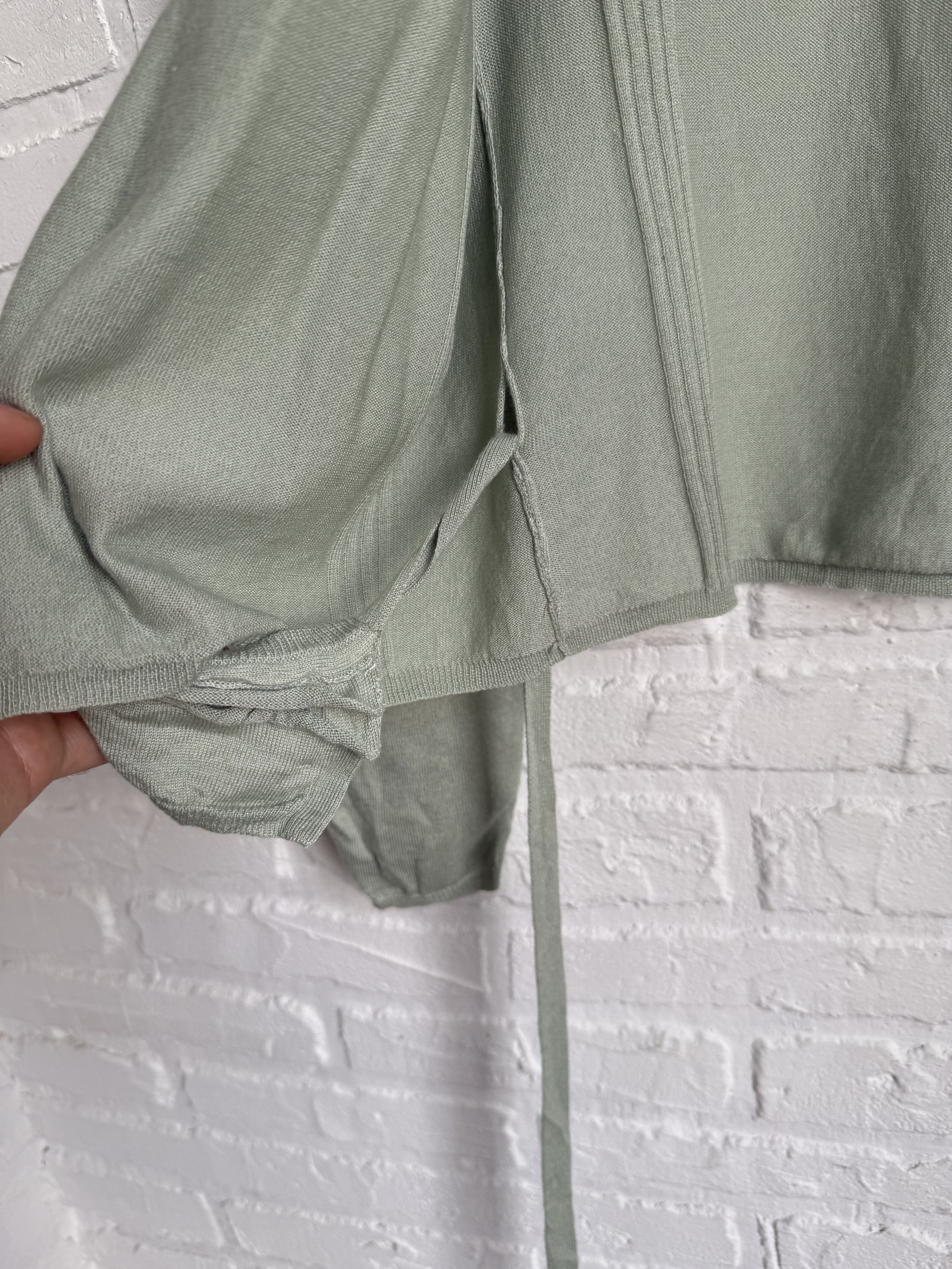 DOROTHEE SCHUMACHER Dorothee Schumacher green wool silk cardigan Size S / US 4 / IT 40 - 6 Thumbnail