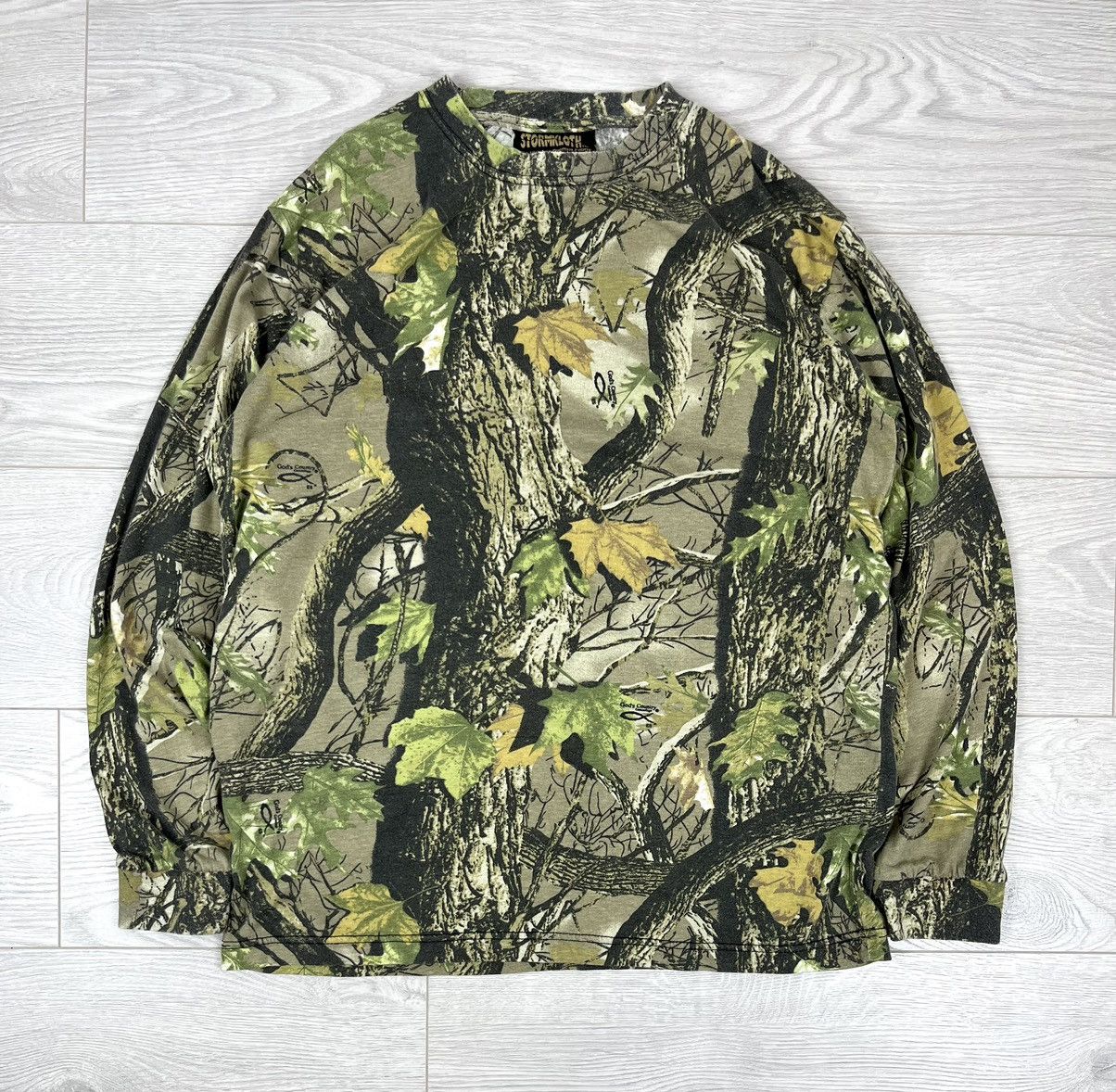 Vintage Real Tree Vintage Streetwear Longsleeve Shirt Size US XL / EU 56 / 4 - 1 Thumbnail